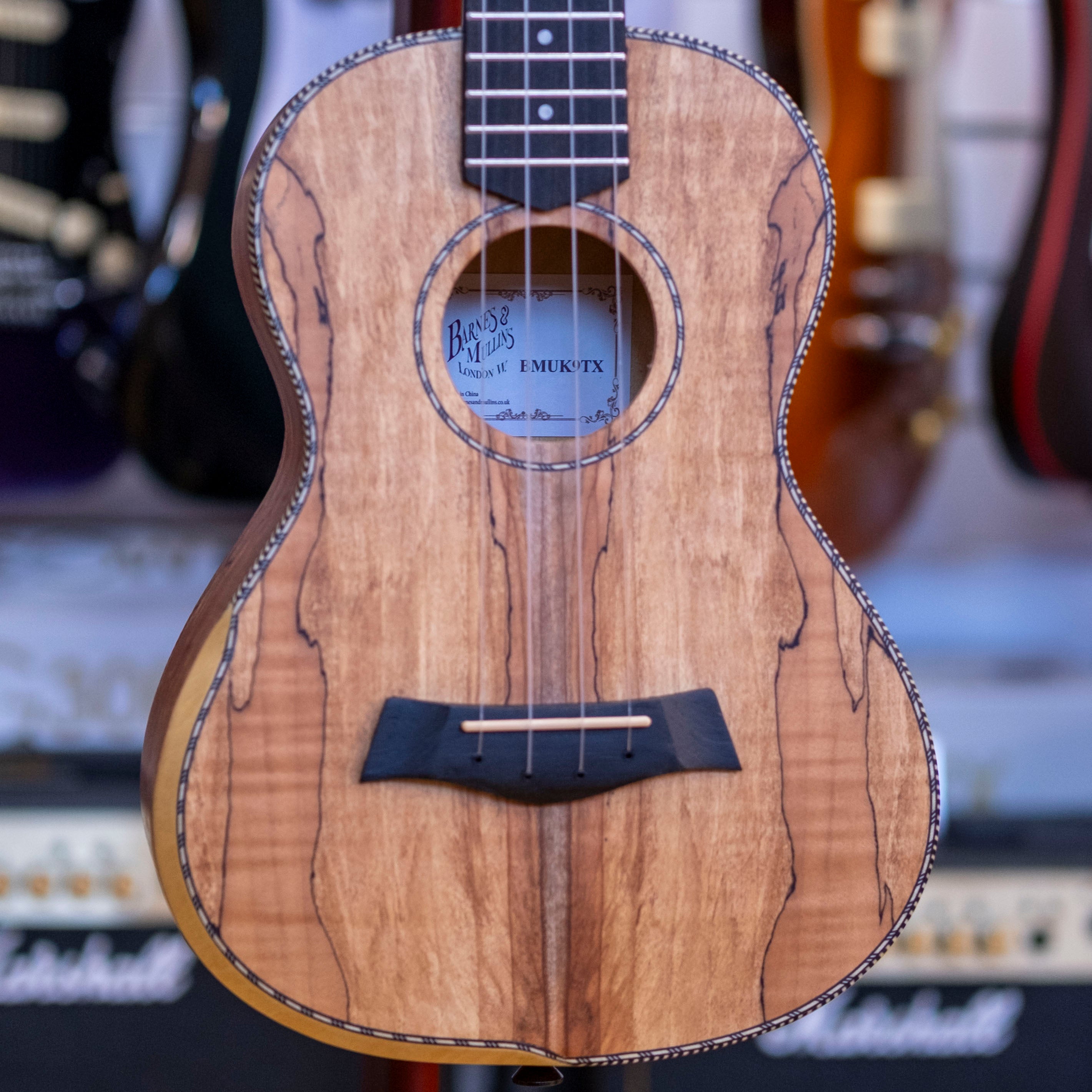 Barnes & Mullins Tenor Ukulele (Spalted Maple)
