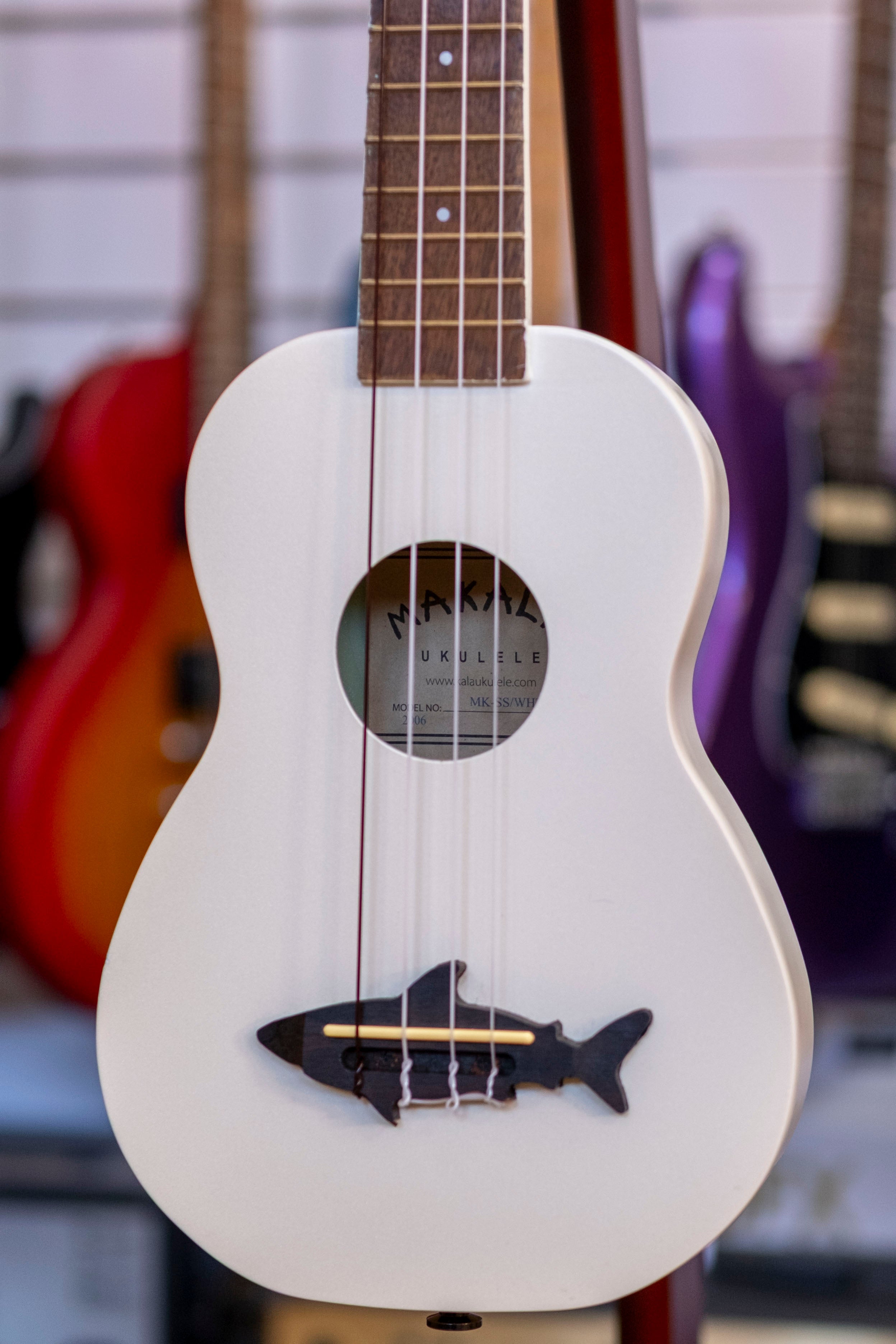 Makala by Kala Shark Soprano Ukulele with Mahalo Gig Bag and Accessories (Pre-Owned)