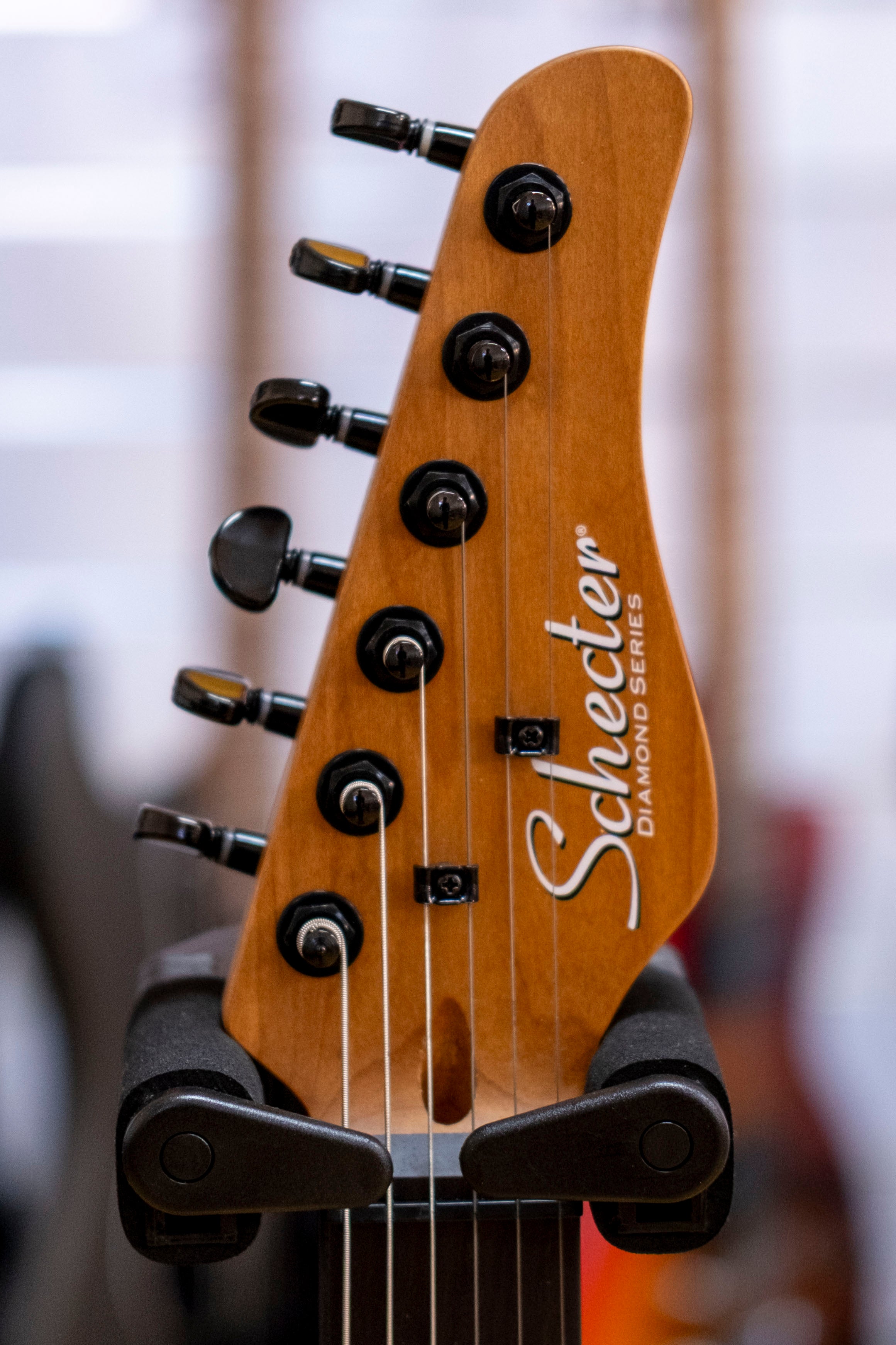 Schecter PT Standard Electric Guitar (Black Fade Burst Burl)