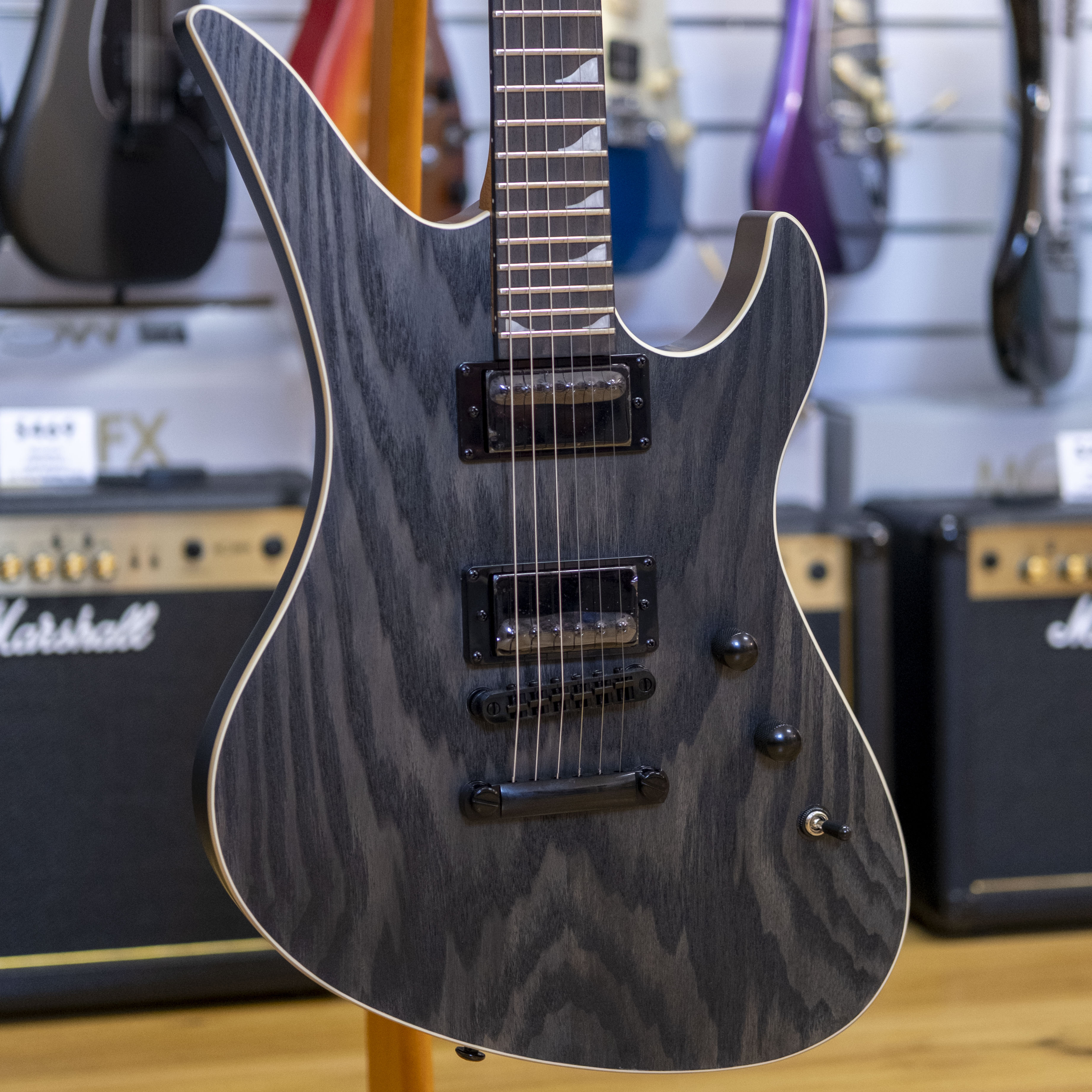 Schecter Standard Series Avenger Electric Guitar (Charcoal Satin)
