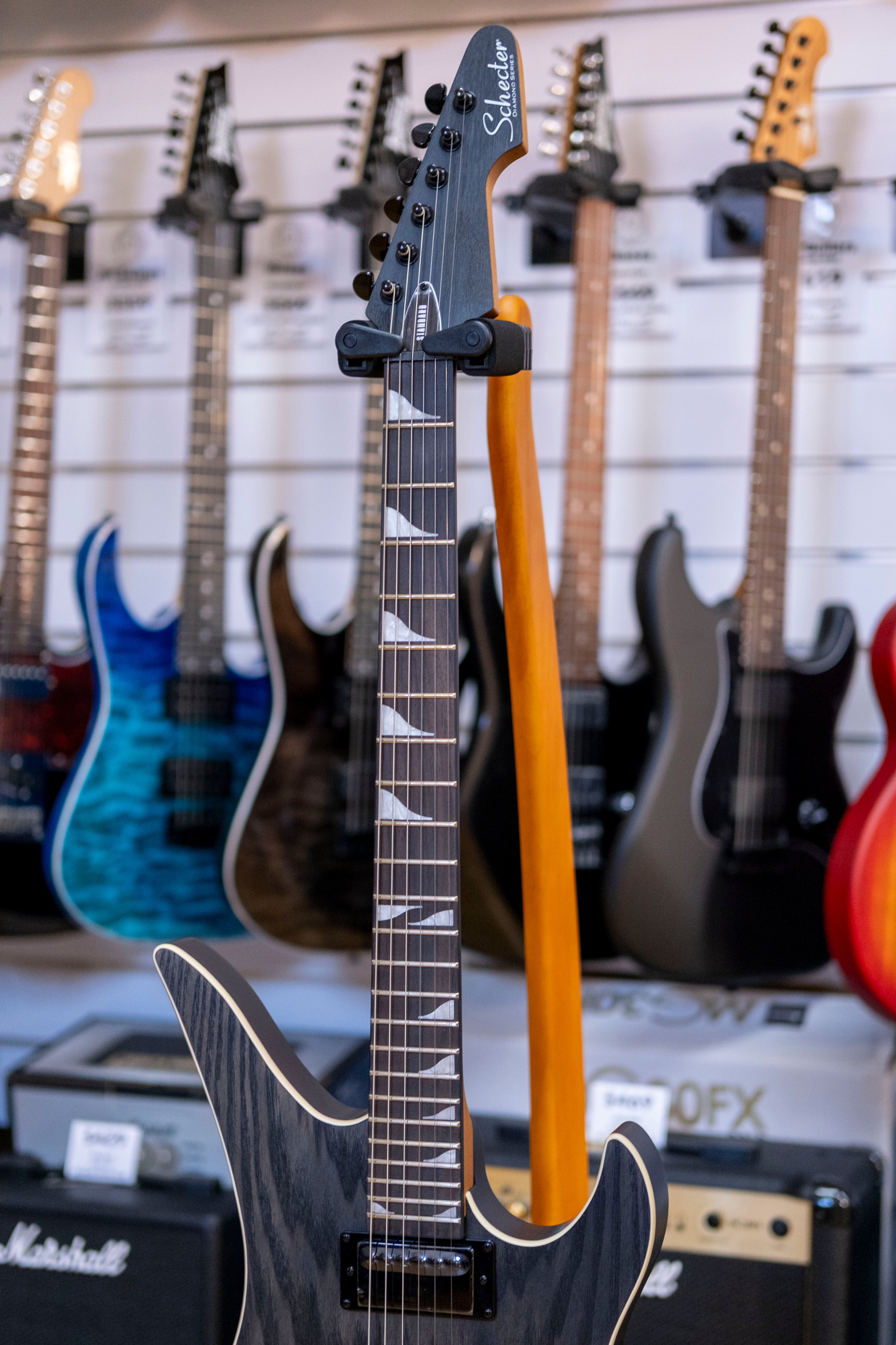 Schecter Standard Series Avenger Electric Guitar (Charcoal Satin)
