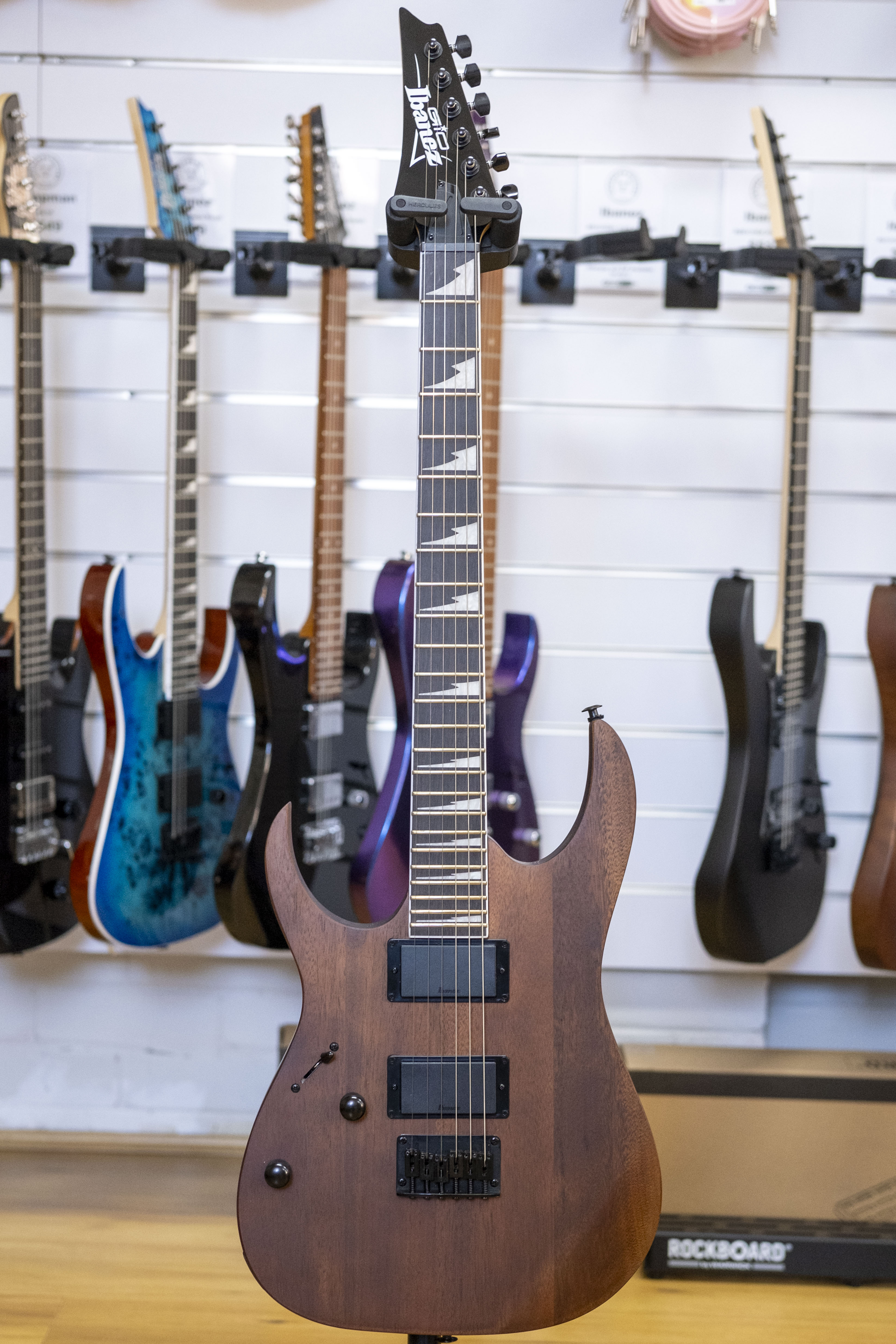 Ibanez Gio Series RG121DXL Left Handed Electric Guitar (Walnut Flat)