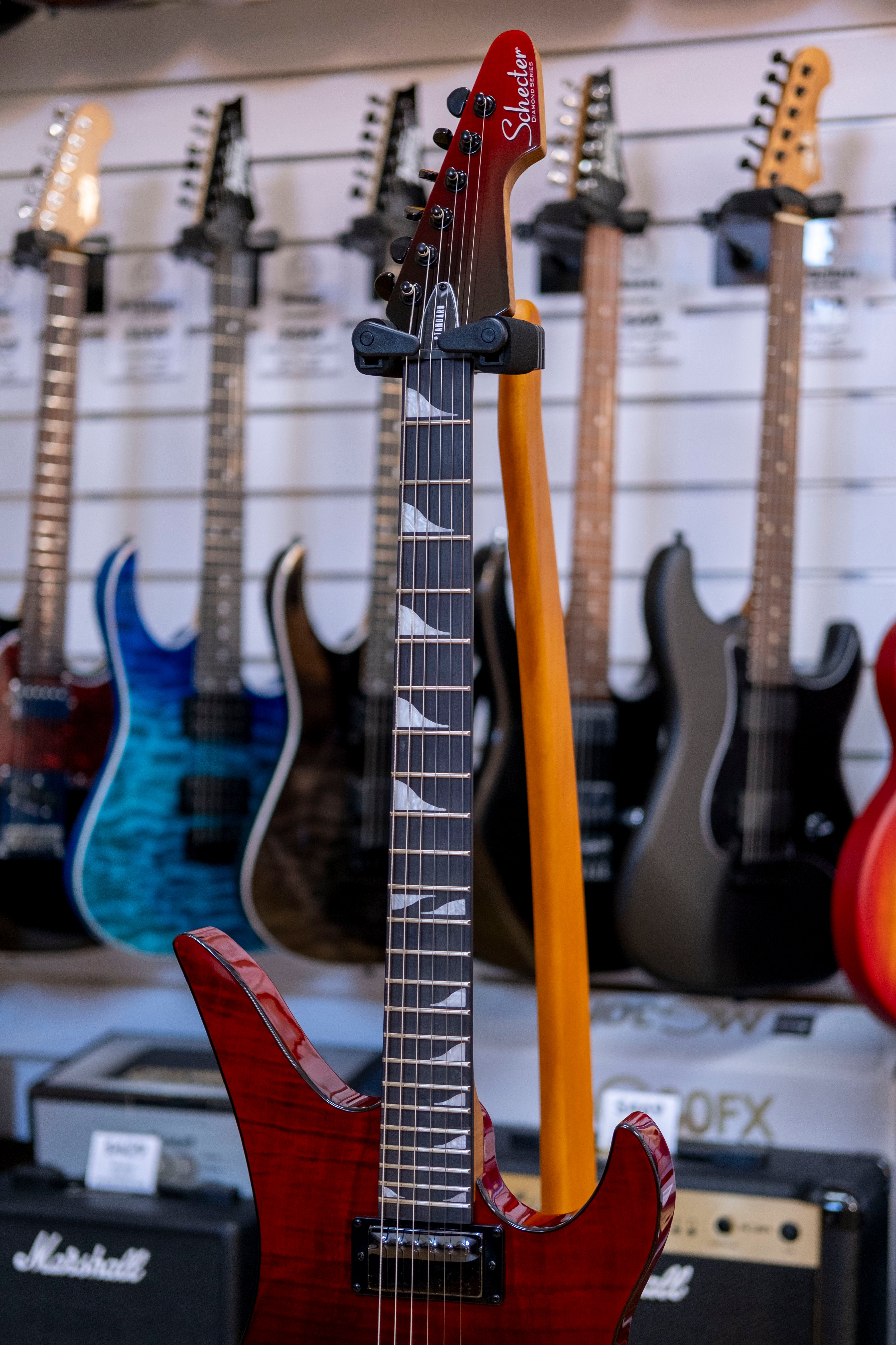 Schecter Avenger Standard Electric Guitar (Blood Burst)