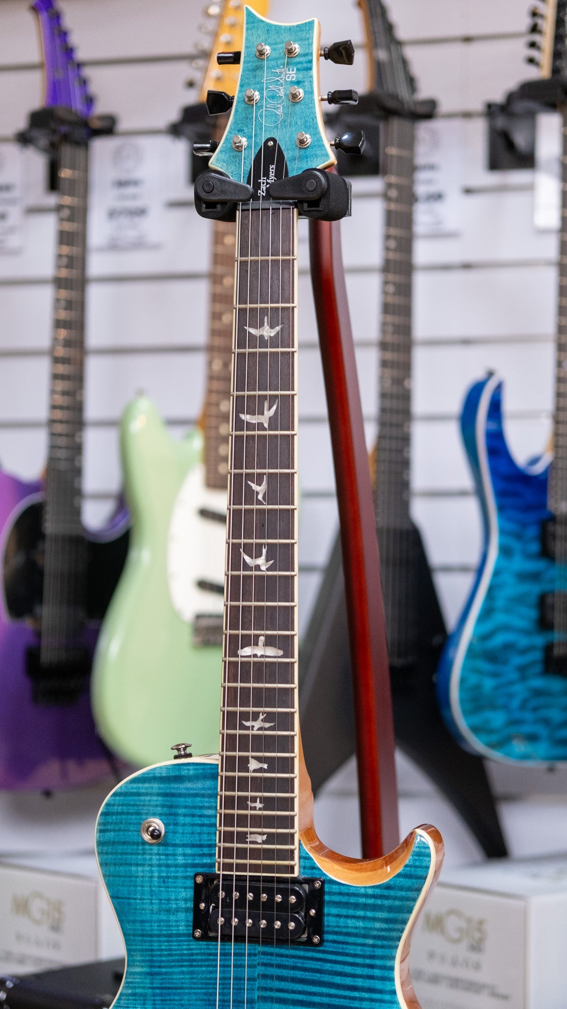 PRS SE Zach Myers 594 Electric Guitar (Myers Blue) (Pre-Owned)