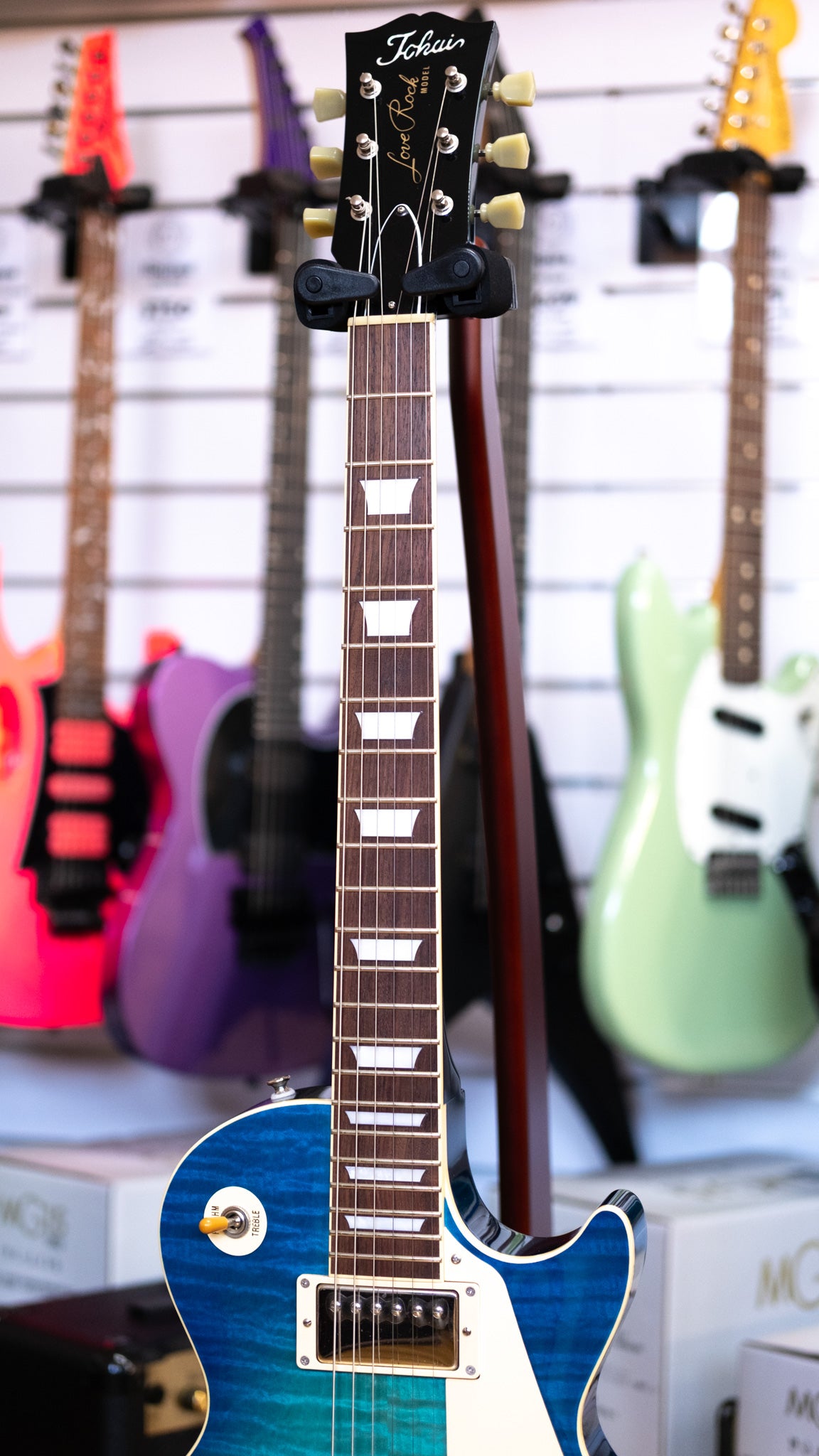 Tokai LS-148 Love Rock Electric Guitar (Indigo Burst) (Pre-Owned, 2022 MIJ)