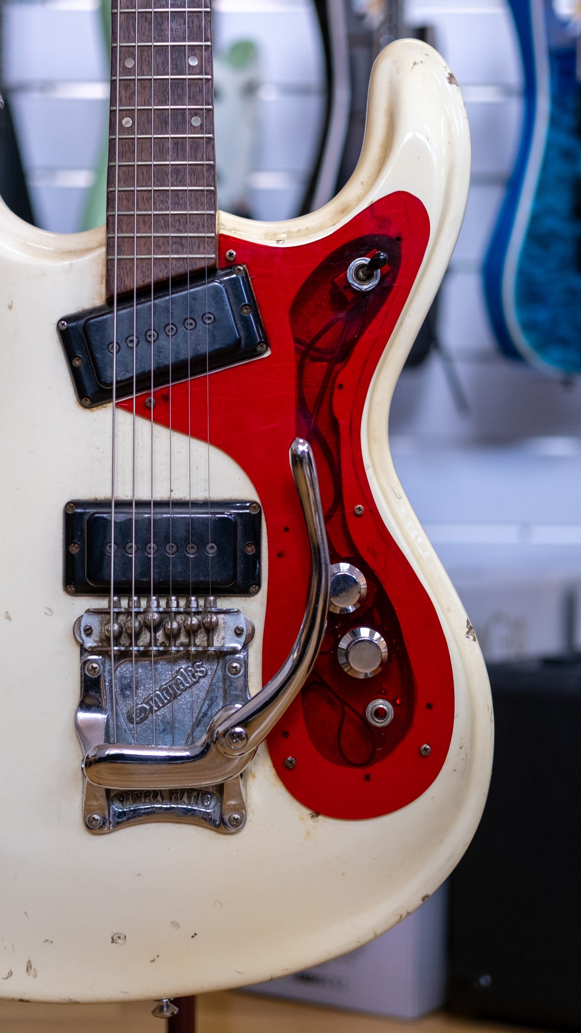 Morales ZES-300 Electric Guitar (White) (Pre-Owned, 1968 MIJ)