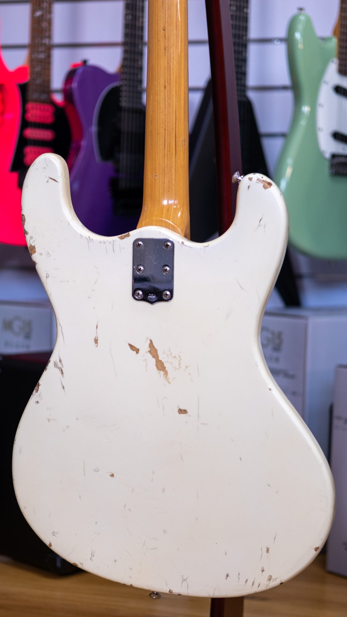 Morales ZES-300 Electric Guitar (White) (Pre-Owned, 1968 MIJ)