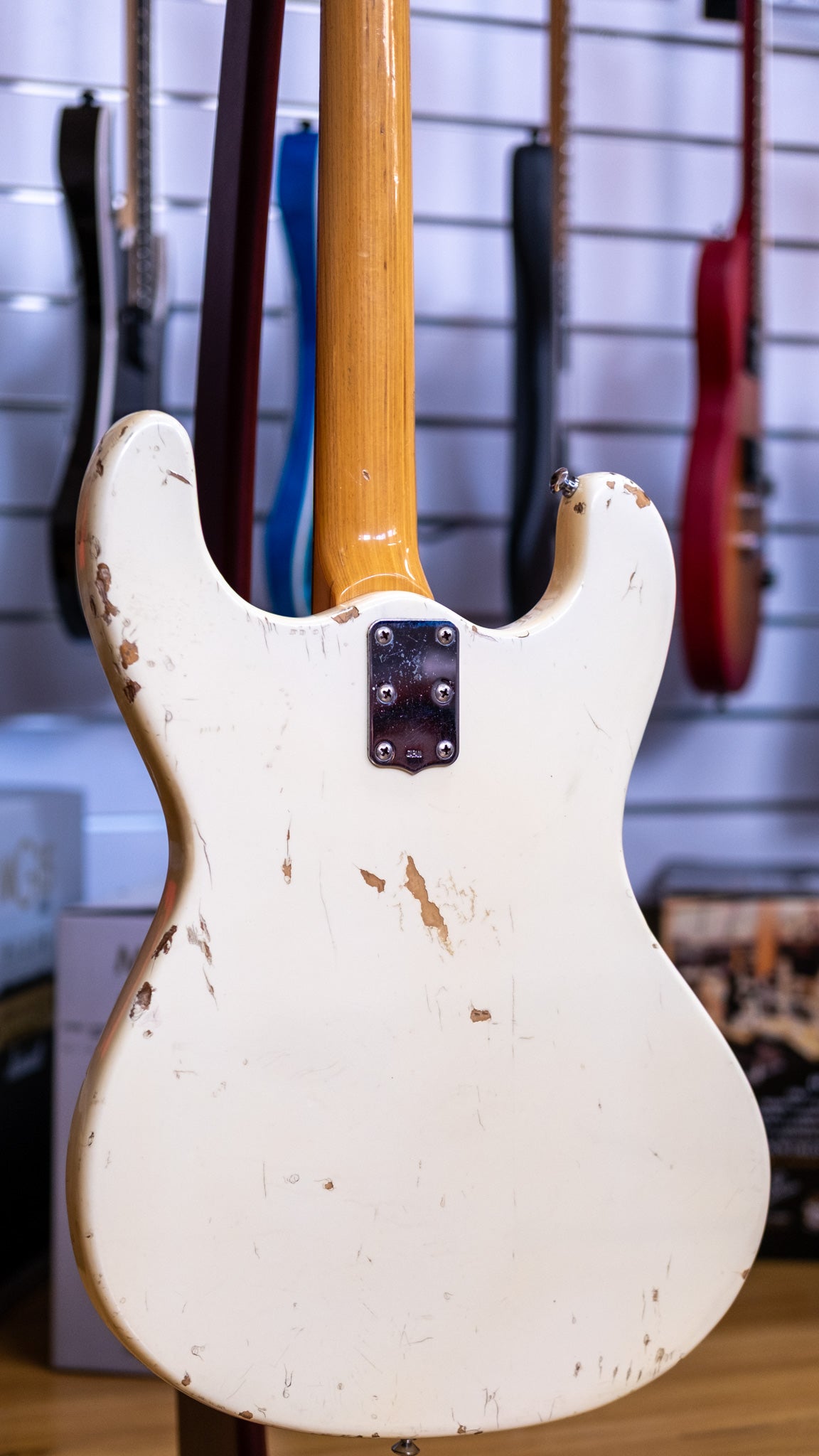Morales ZES-300 Electric Guitar (White) (Pre-Owned, 1968 MIJ)