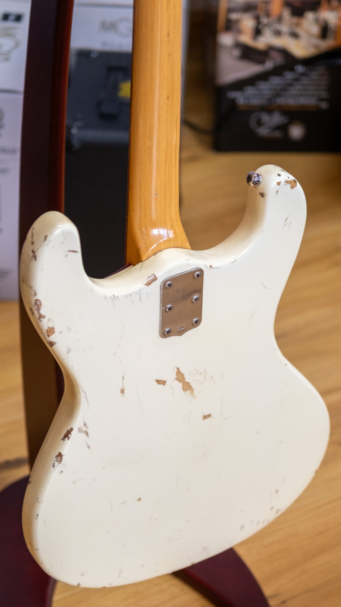 Morales ZES-300 Electric Guitar (White) (Pre-Owned, 1968 MIJ)
