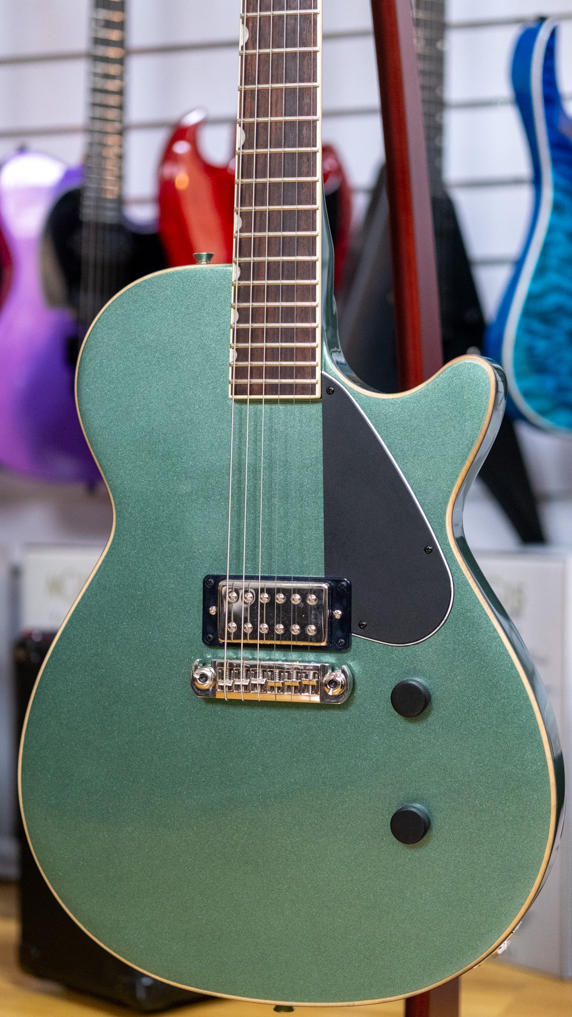 Gretsch Electromatic Jet Club Electric Guitar (Steel Olive) (Pre-Owned, 2025)