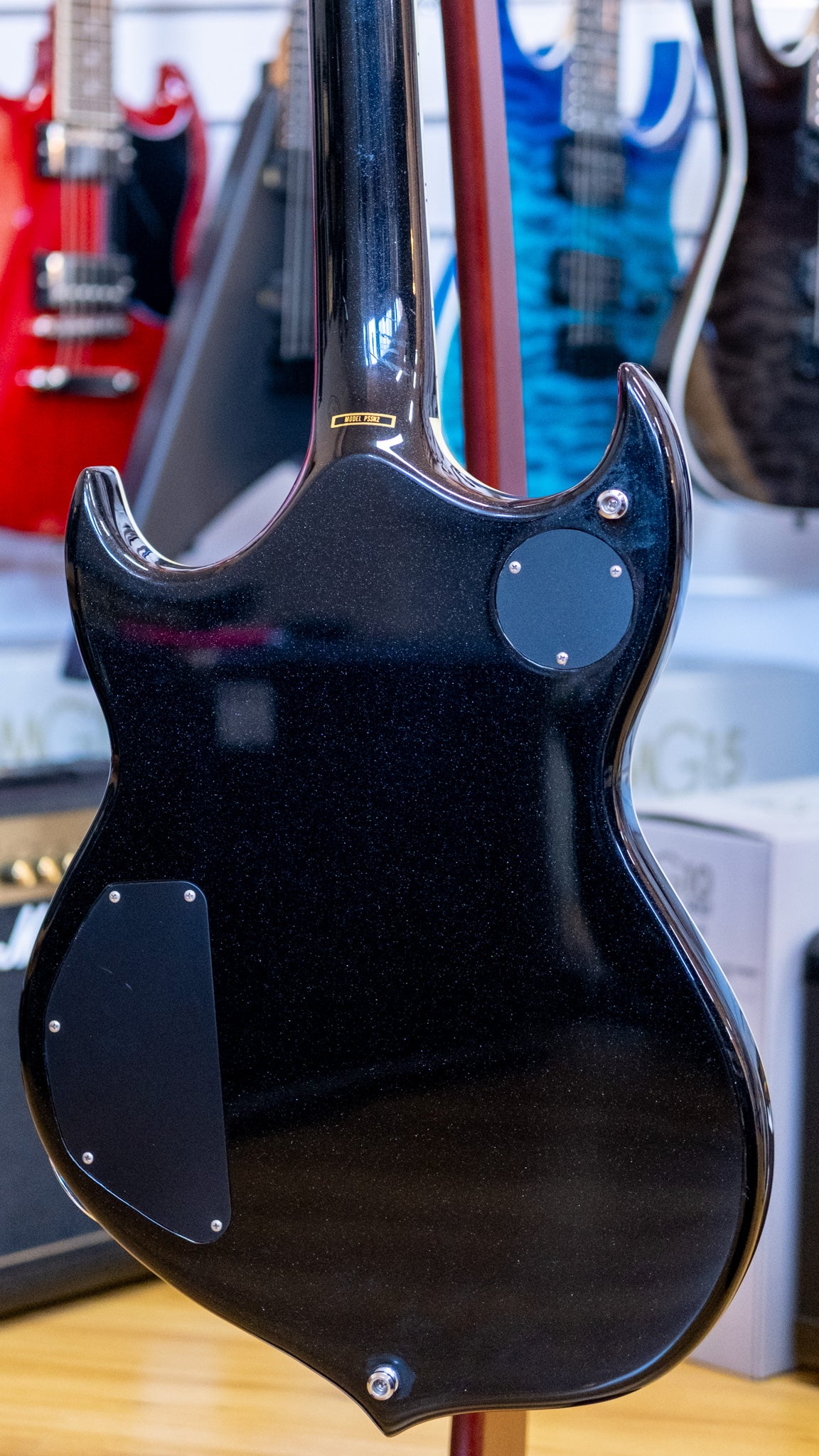 Silvertone PSSN2 Paul Stanley Sovereign Pro Electric Guitar (Metallic Black) (Pre-Owned)