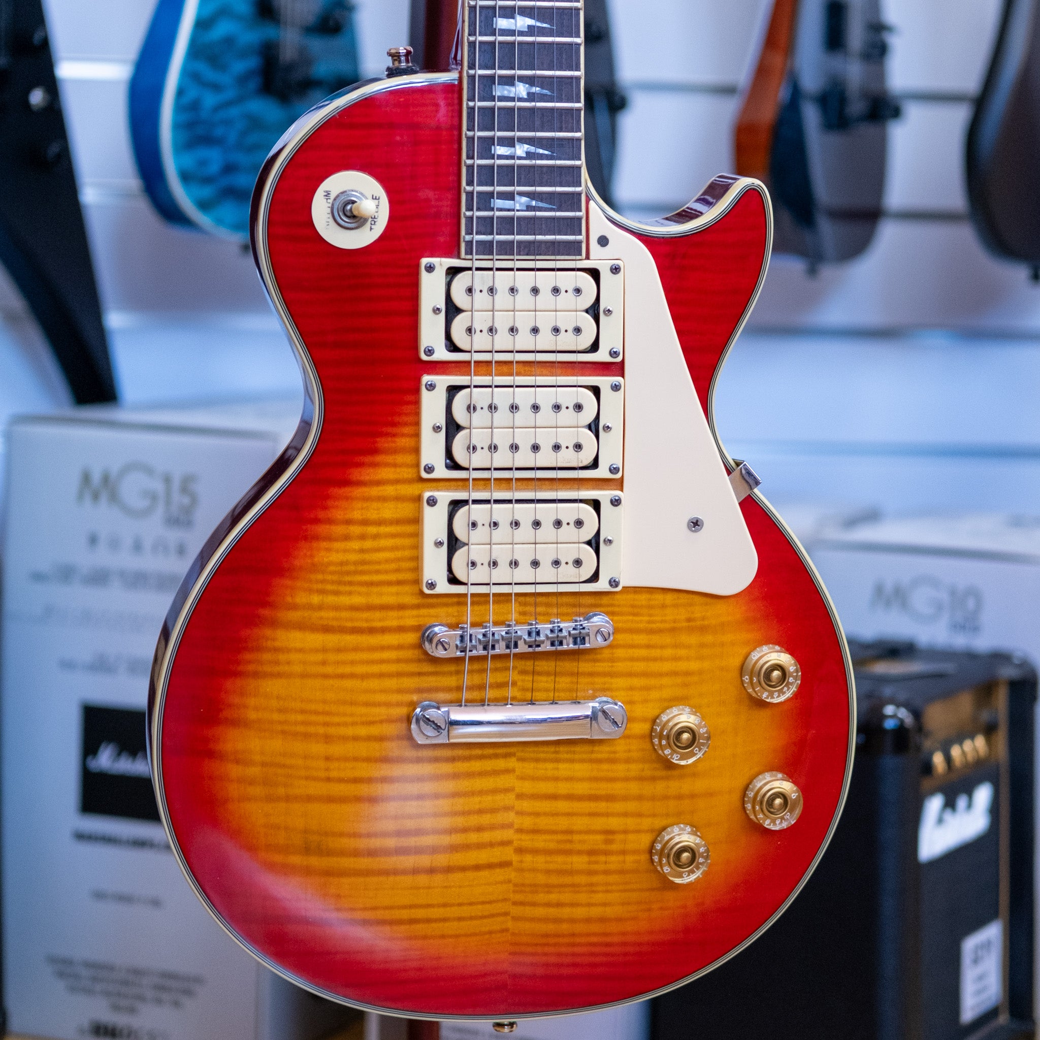 Epiphone Ace Frehley Les Paul Electric Guitar (Heritage Cherry Sunburst) (Pre-Owned, 2004 MIK)