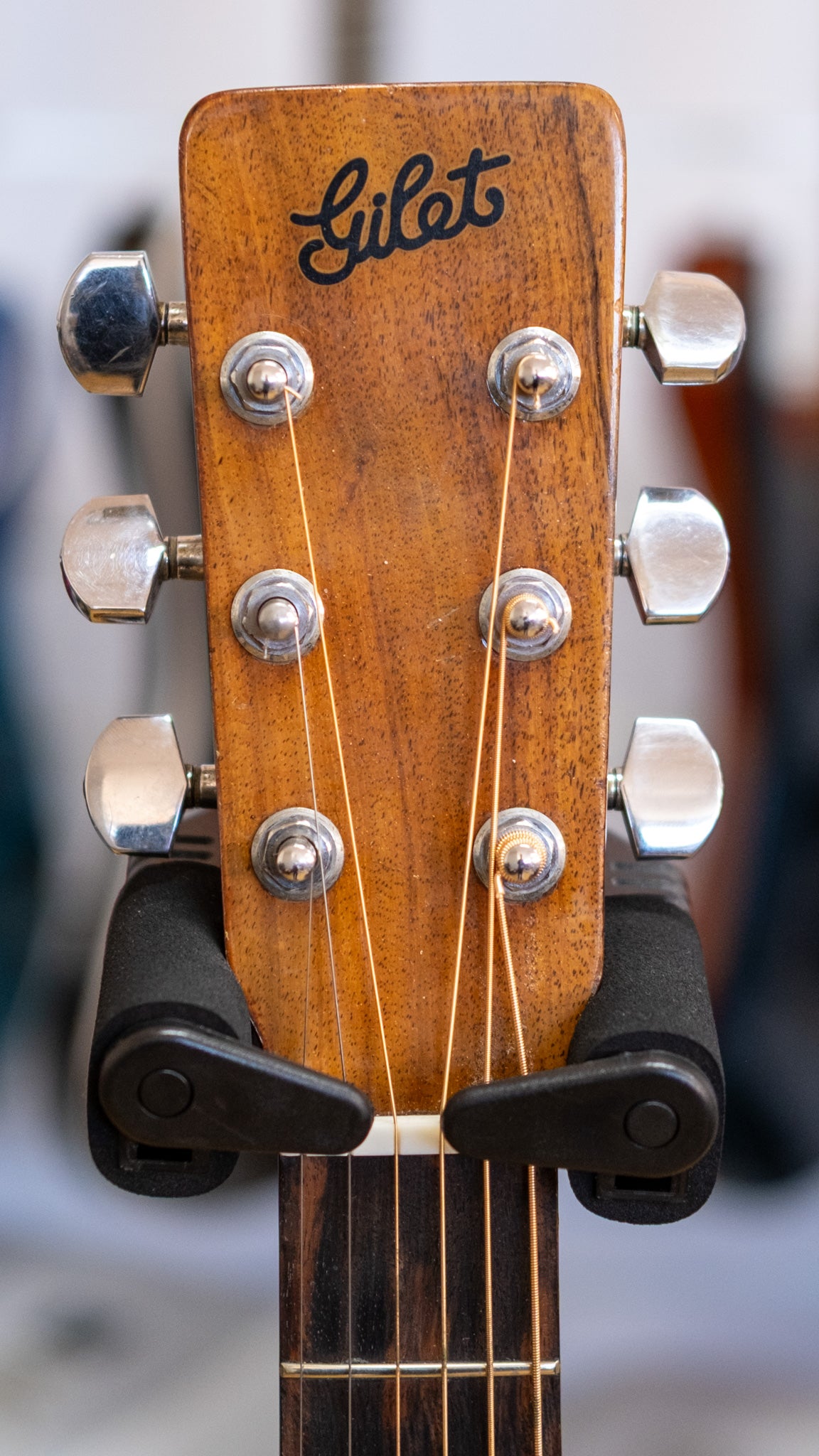 Gerard Gilet Left Handed Dreadnought Acoustic Electric Guitar (Pre-Owned, 1987)