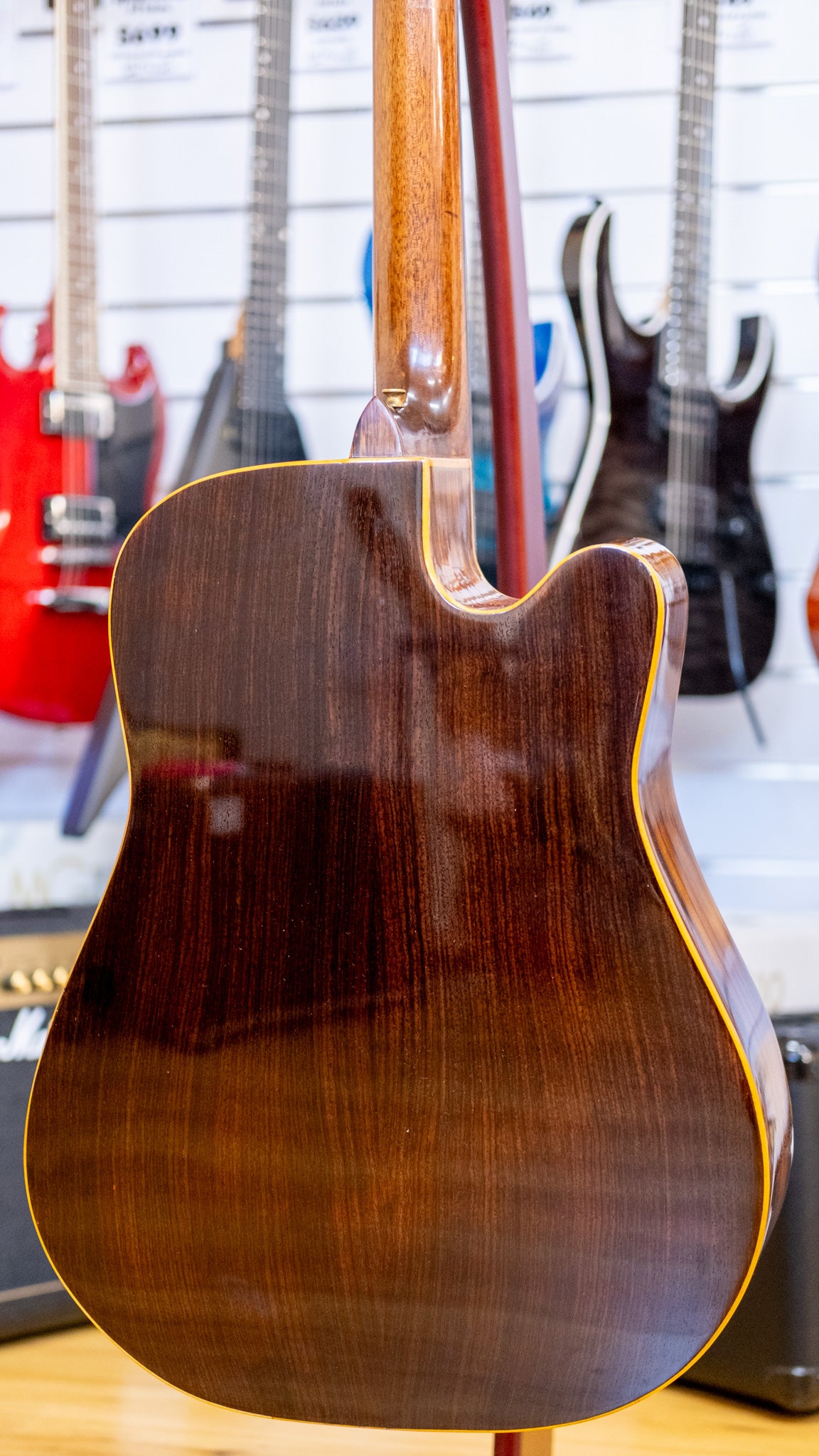 Gerard Gilet Left Handed Dreadnought Acoustic Electric Guitar (Pre-Owned, 1987)