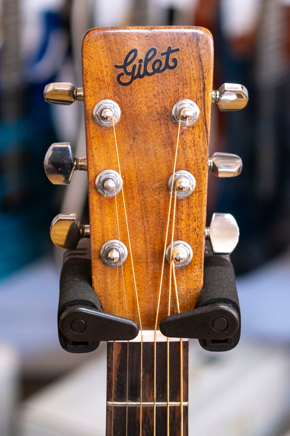 Gerard Gilet Left Handed Dreadnought Acoustic Electric Guitar (Pre-Owned, 1987)