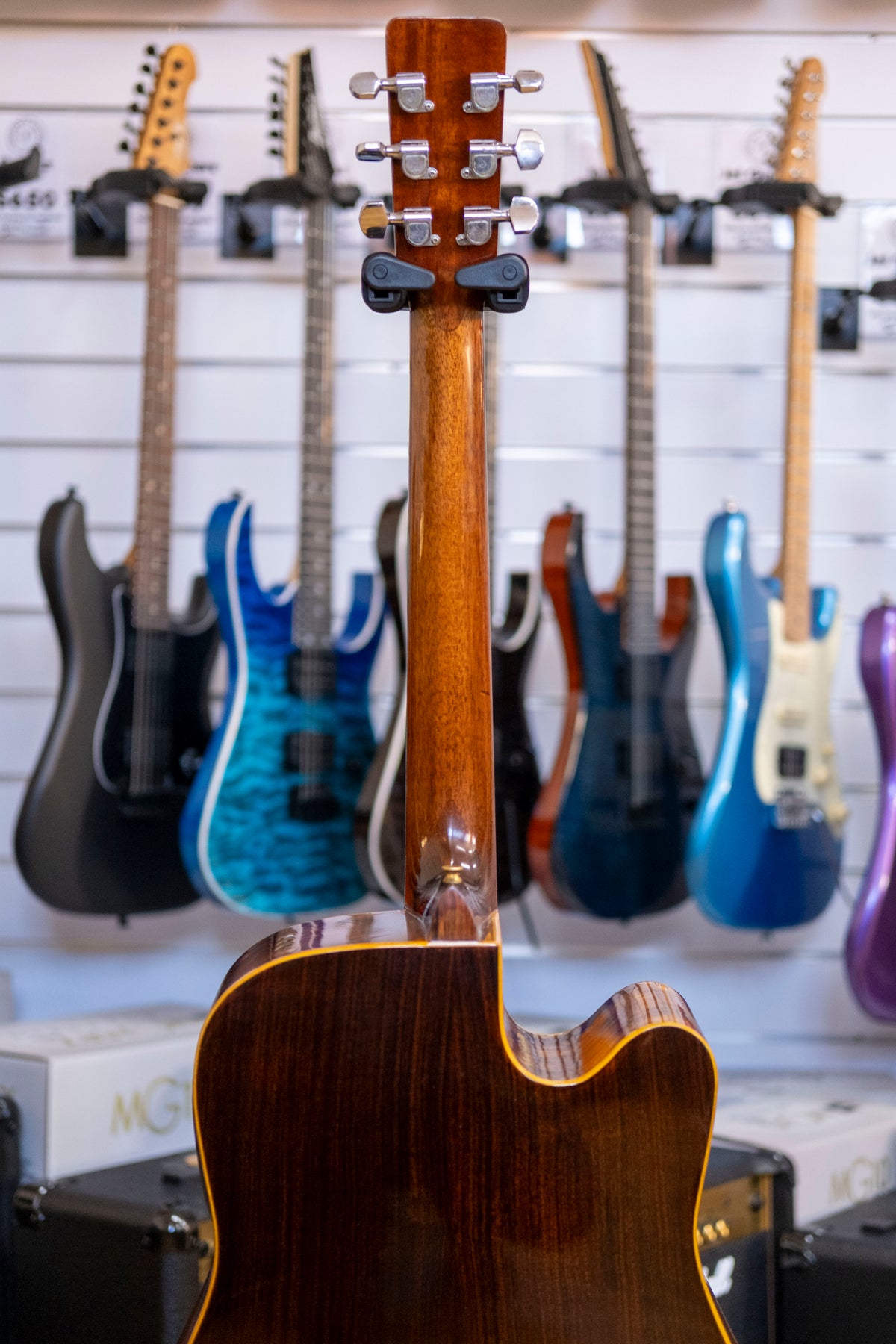 Gerard Gilet Left Handed Dreadnought Acoustic Electric Guitar (Pre-Owned, 1987)