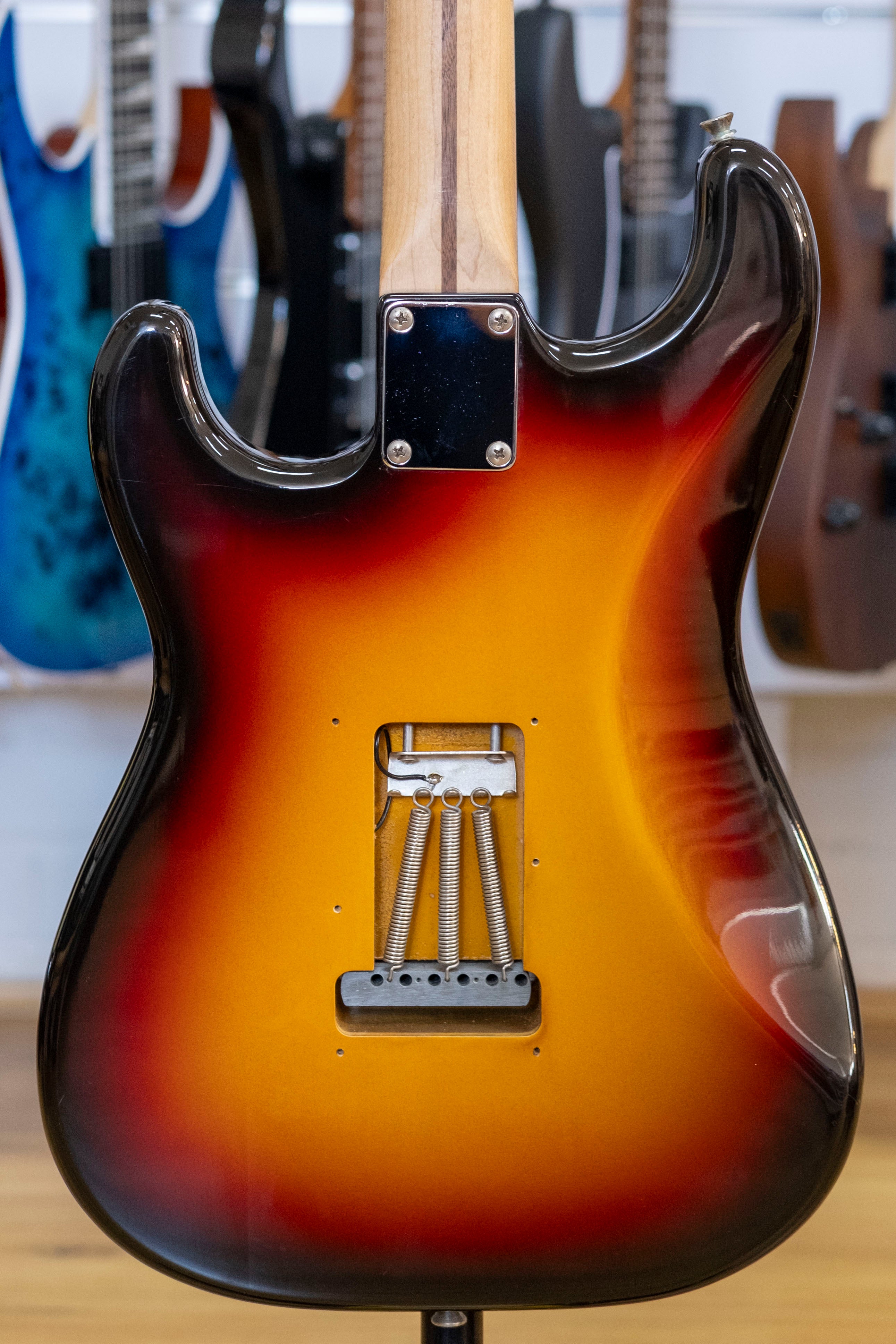 1994 Squier by Fender Silver Series Stratocaster (3-Tone Sunburst)
