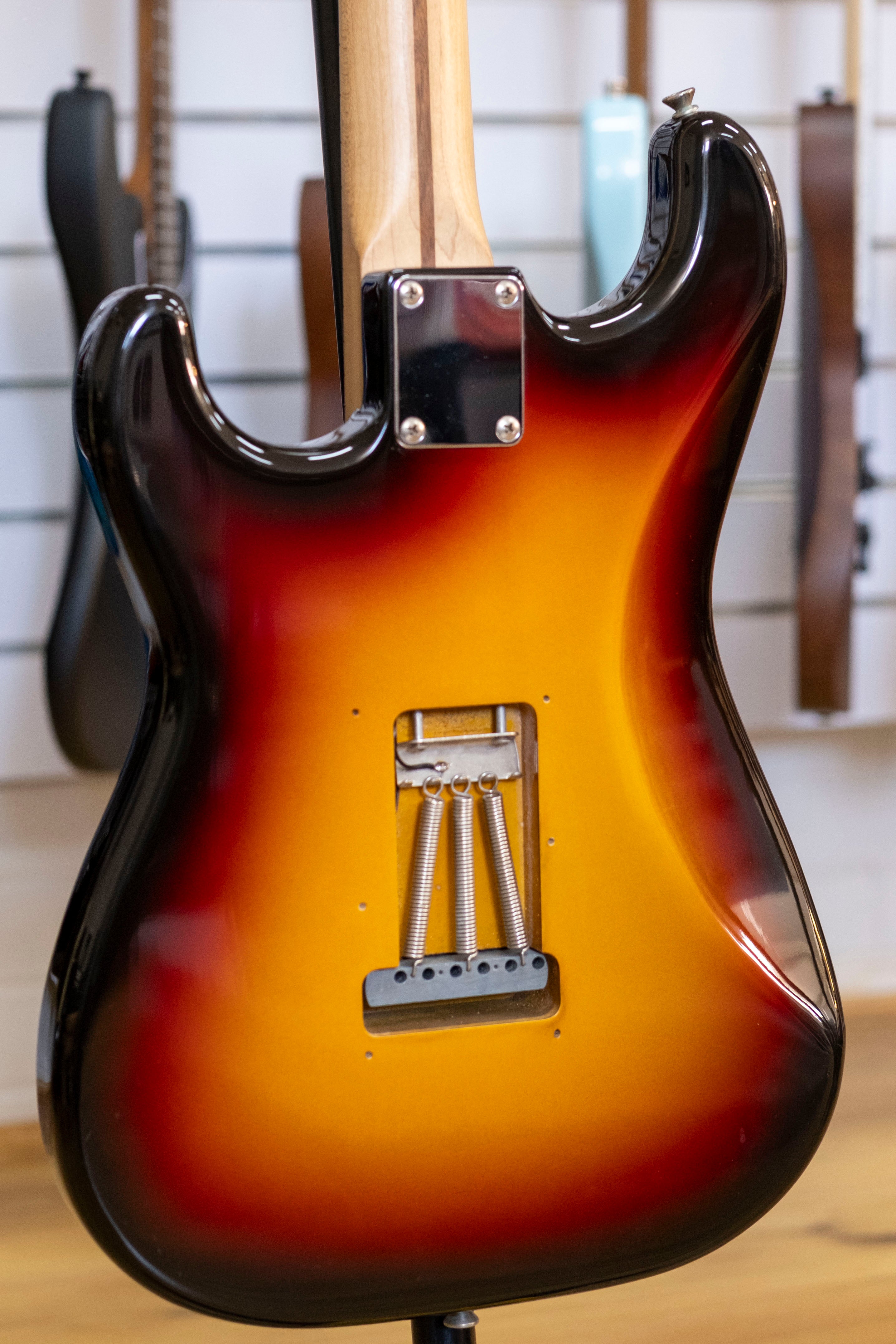 1994 Squier by Fender Silver Series Stratocaster (3-Tone Sunburst)