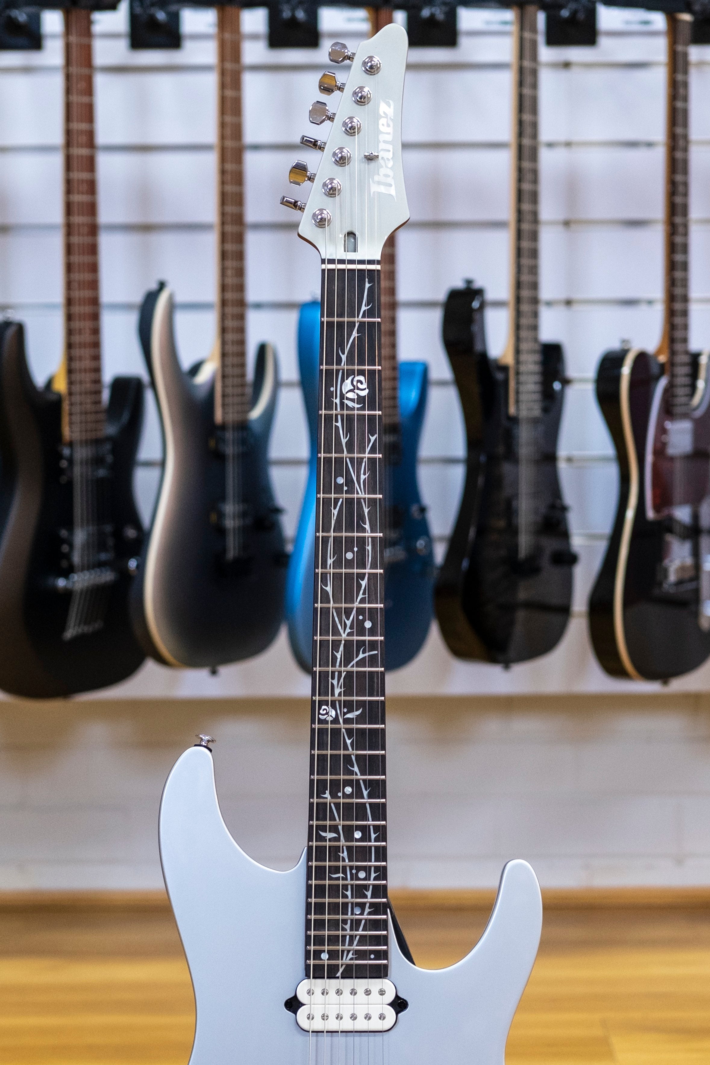 Ibanez TOD10 Tim Henson Signature Electric Guitar (Silver)