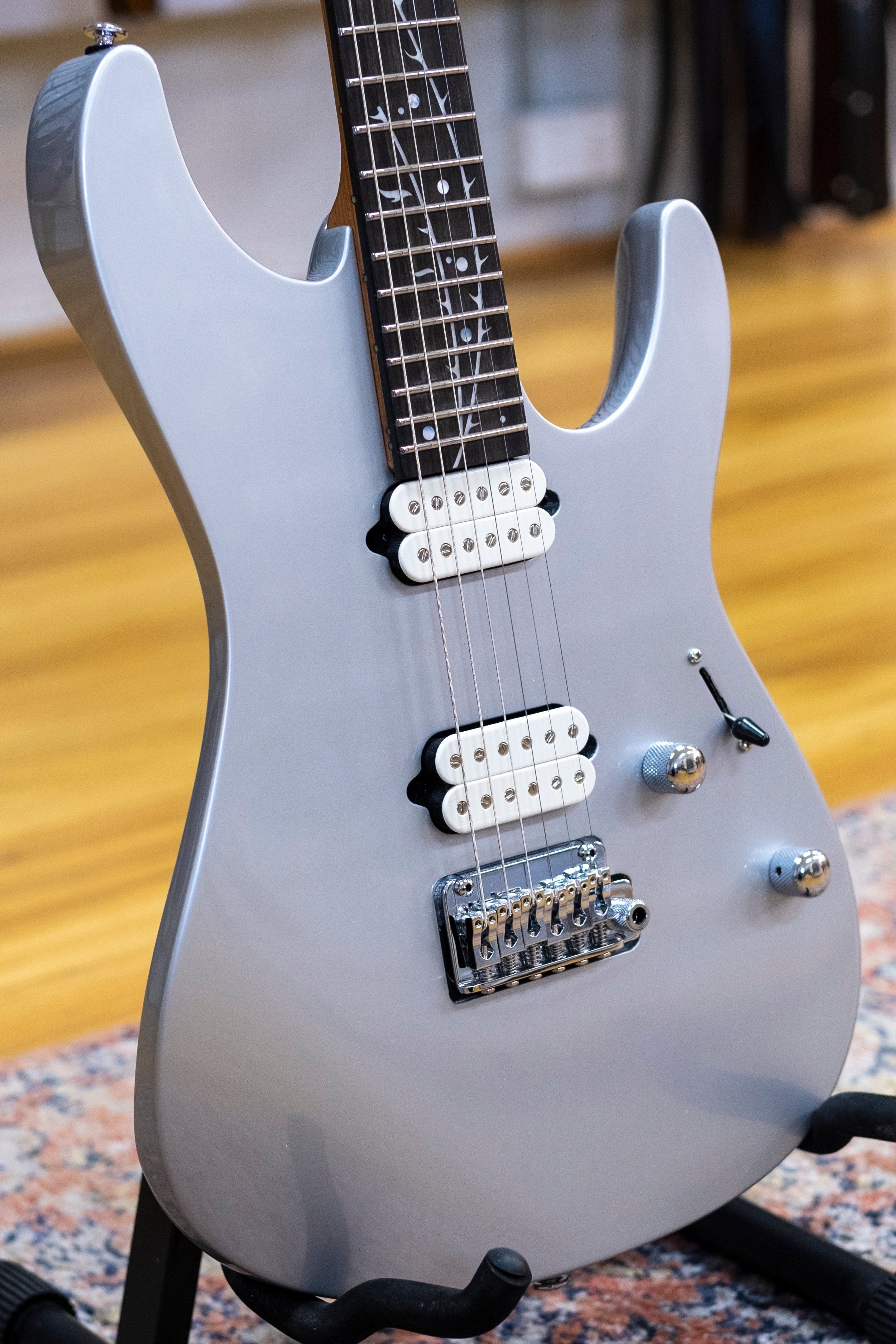 Ibanez TOD10 Tim Henson Signature Electric Guitar (Silver)