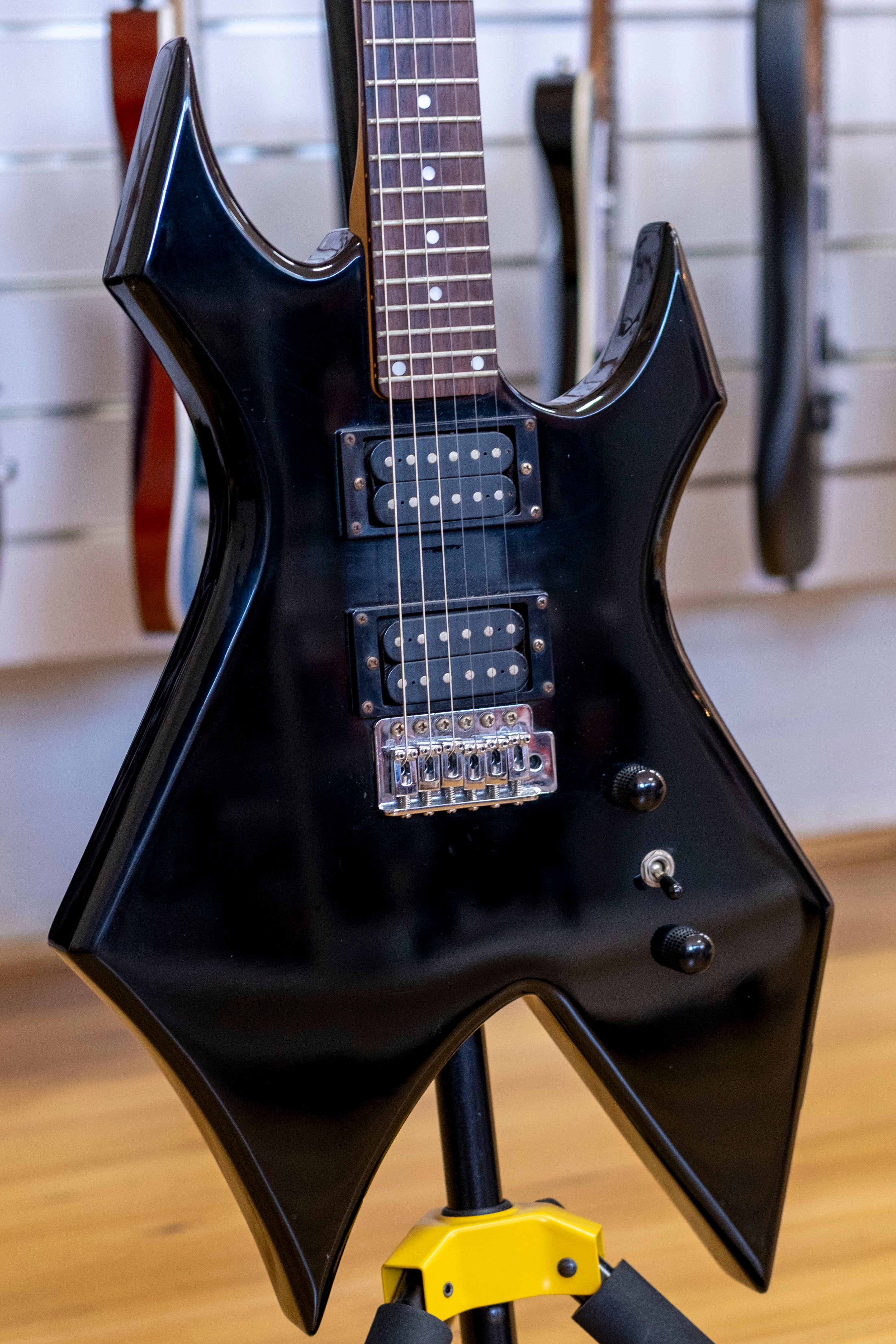 1989 BC Rich Warlock Electric Guitar (Onyx)