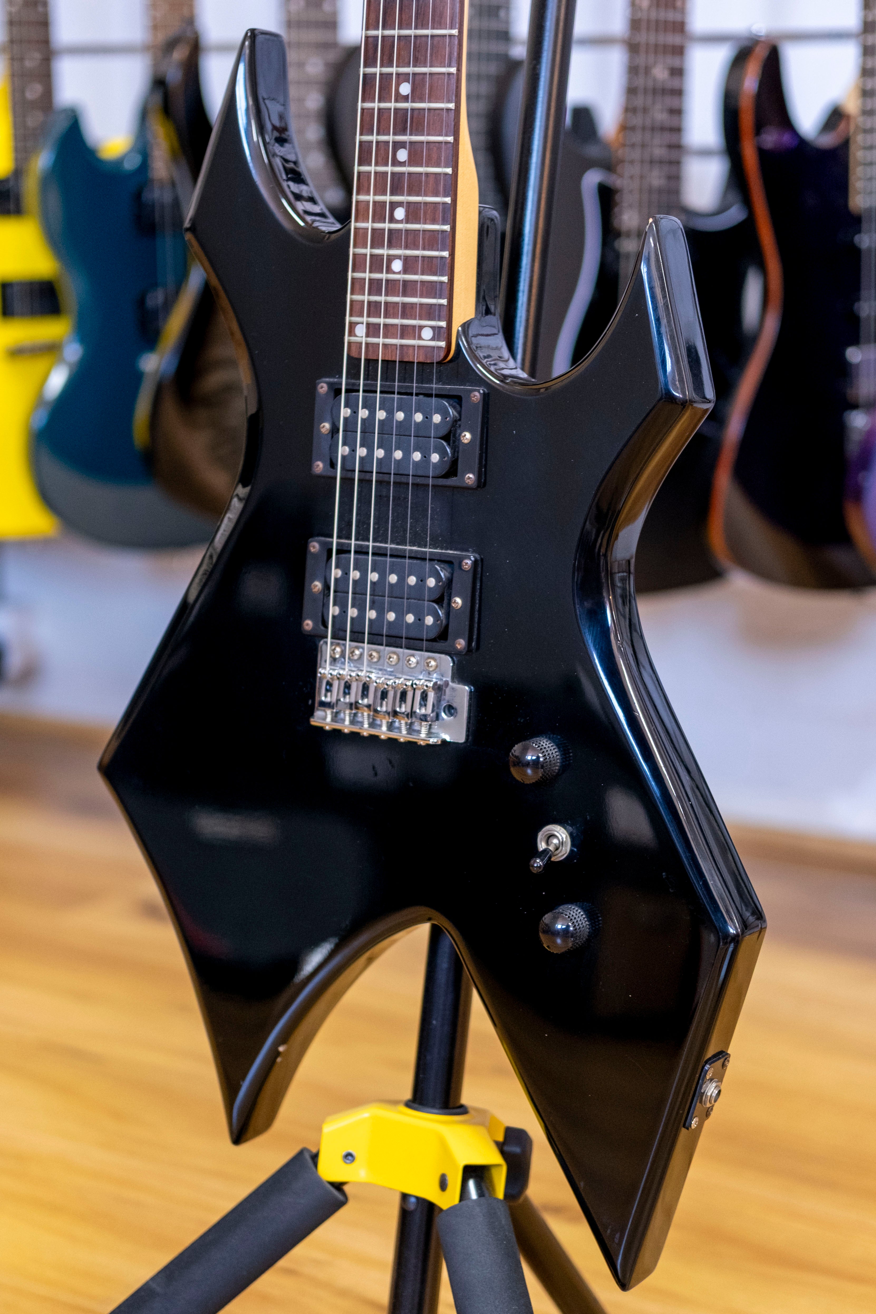 1989 BC Rich Warlock Electric Guitar (Onyx)
