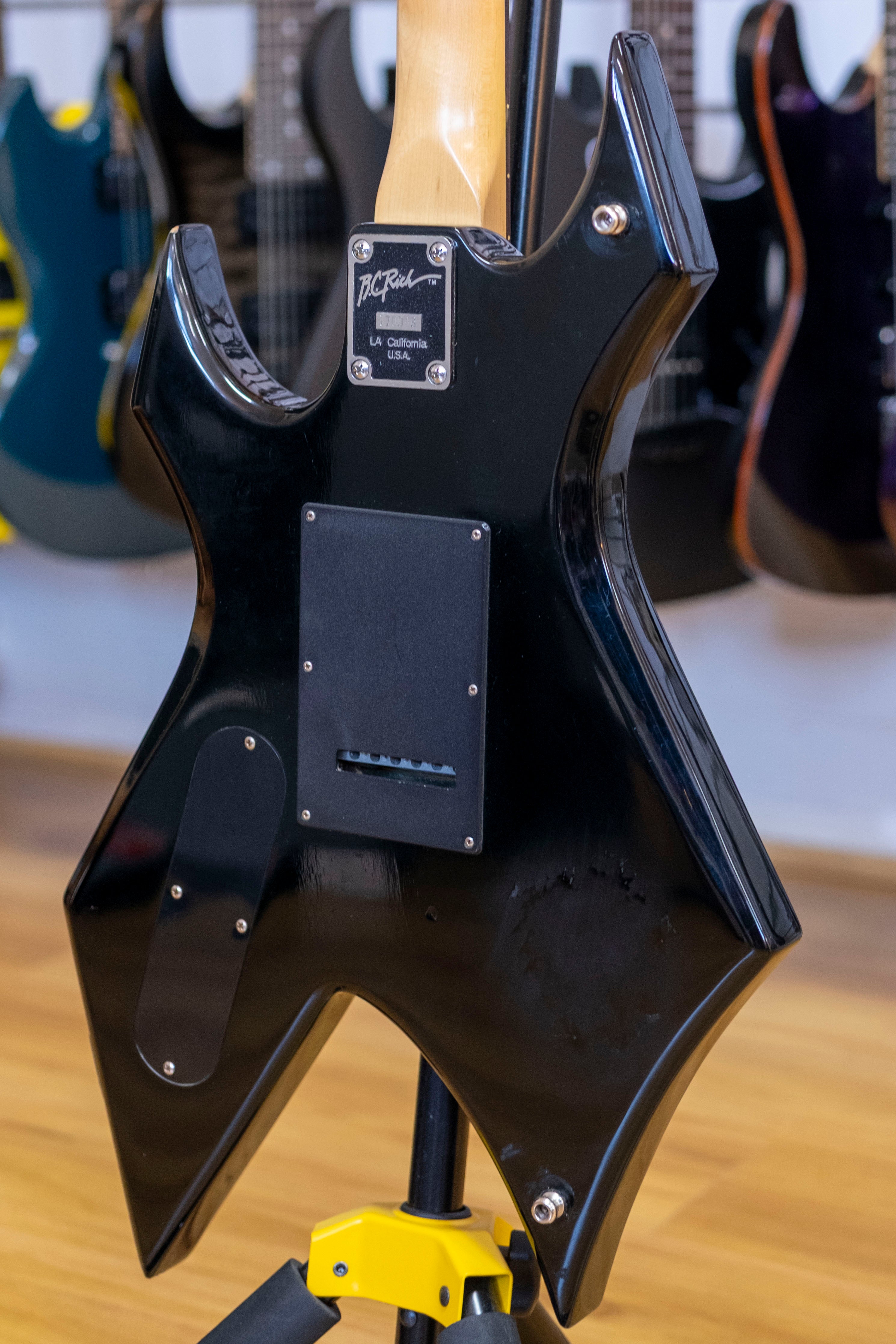 1989 BC Rich Warlock Electric Guitar (Onyx)