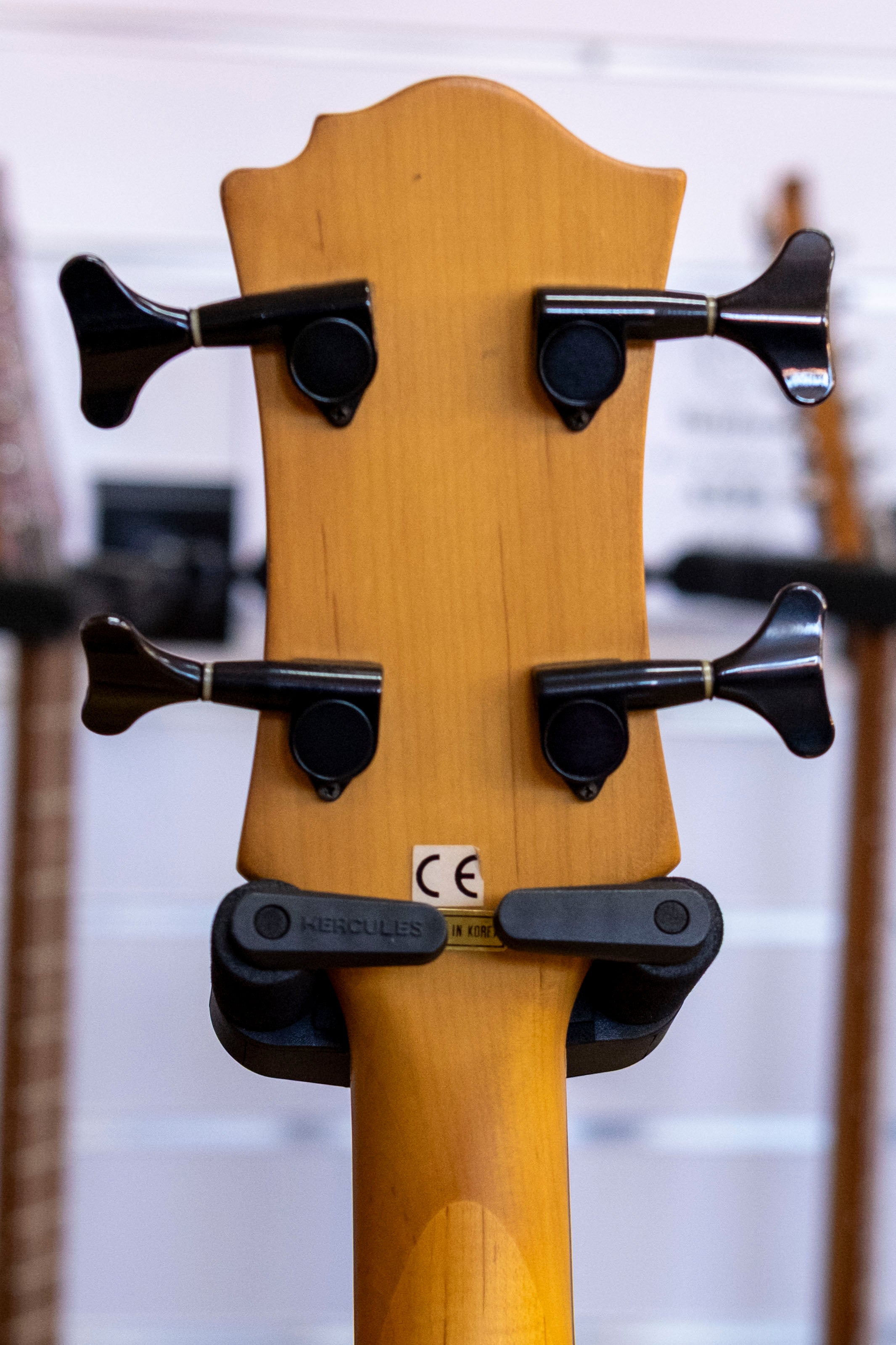 Aria Pro II 'Mockingbird' Style Bass Guitar (Black) (Pre-Owned, 1990's