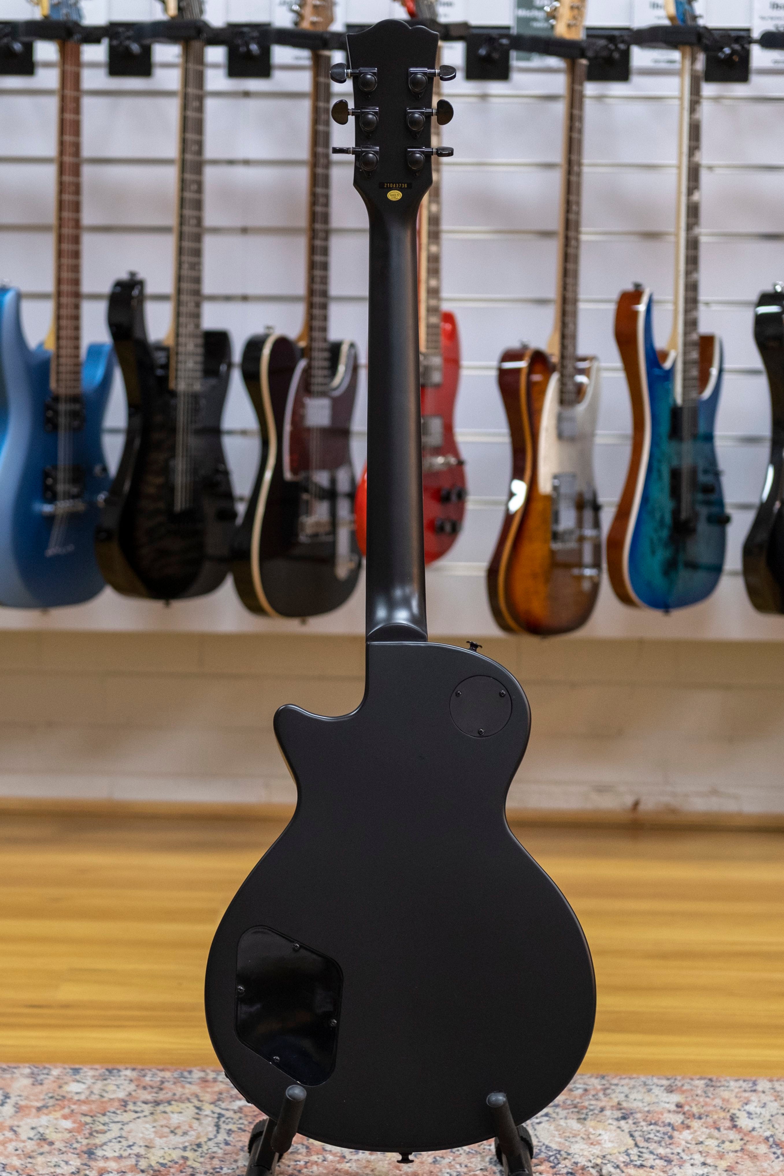 SX LEE3S Stealth 'LP' Style Electric Guitar (Satin Black)
