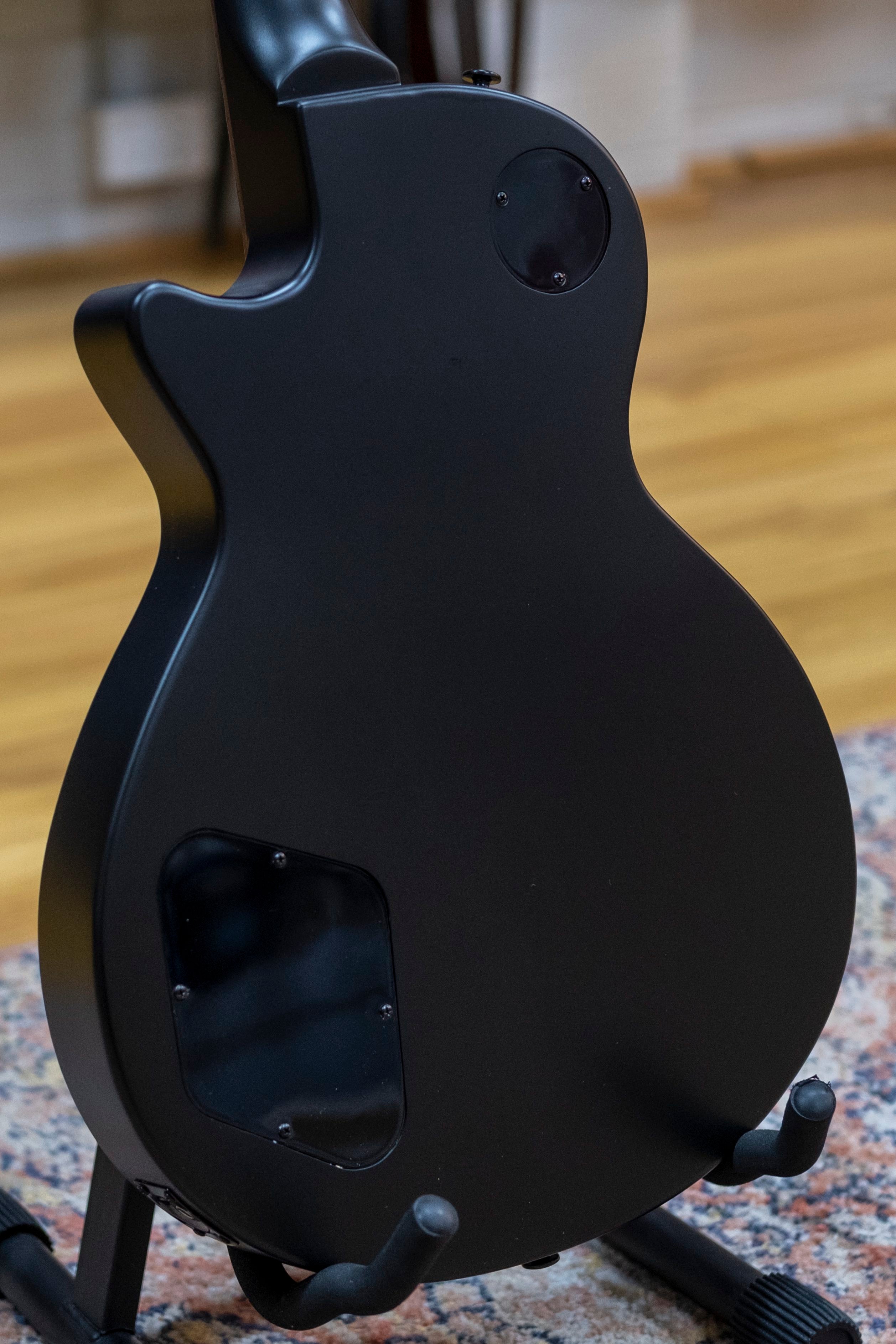 SX LEE3S Stealth 'LP' Style Electric Guitar (Satin Black)