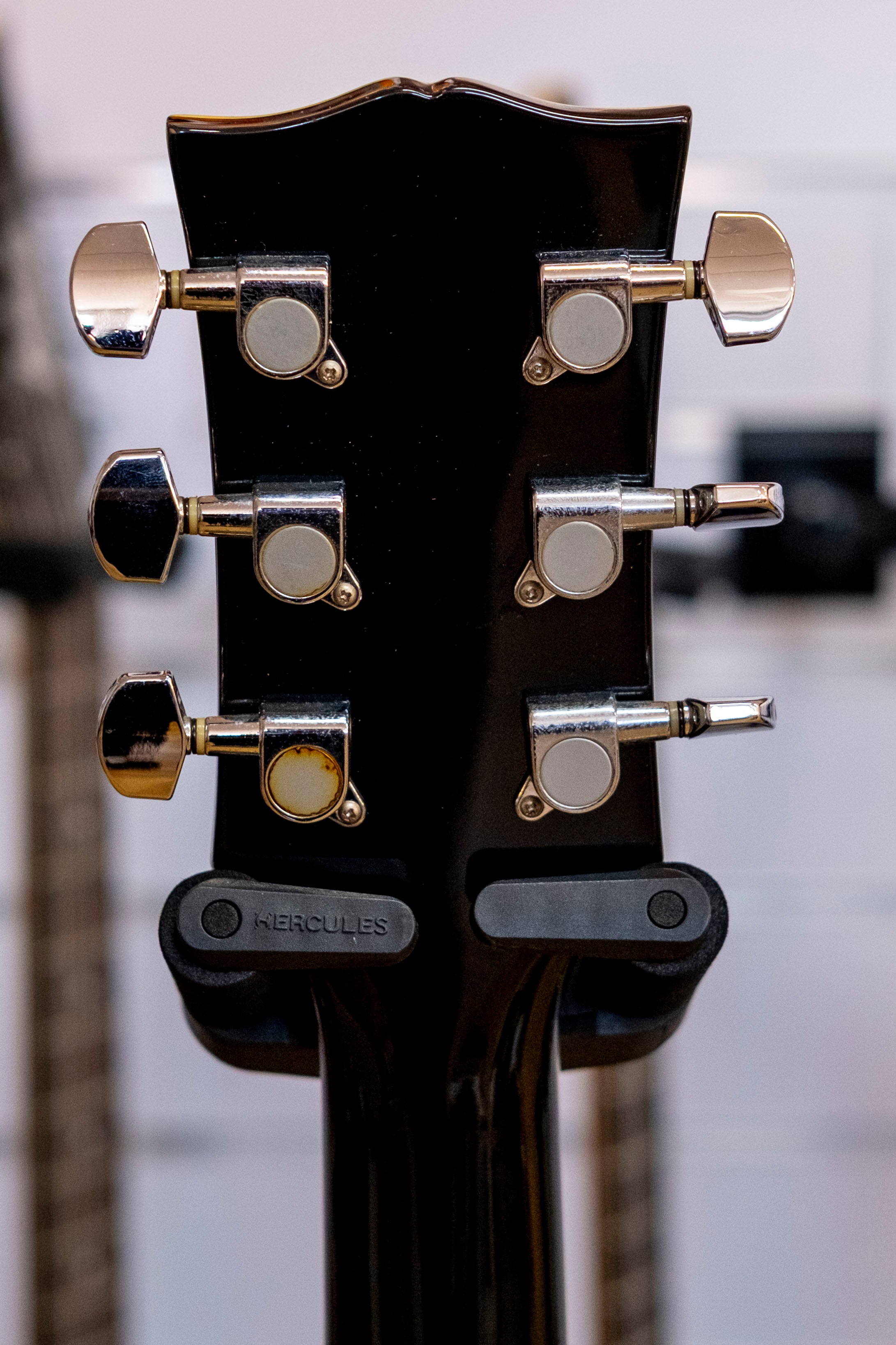 Blitz by Aria Pro II Les Paul Custom Electric Guitar (Black) (Pre-Owned)