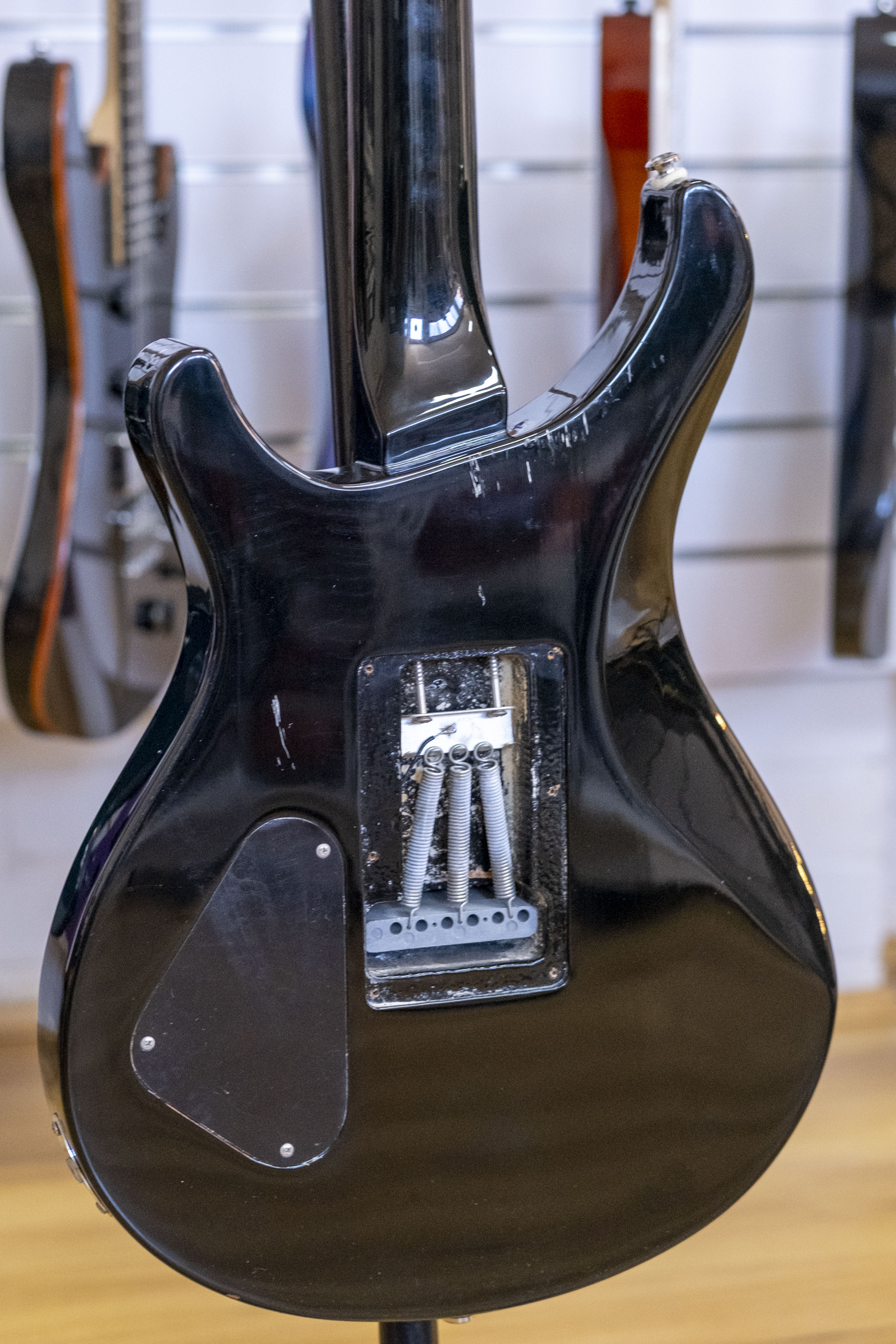 2013 Tokai PR-50QT Electric Guitar (Transparent Black)