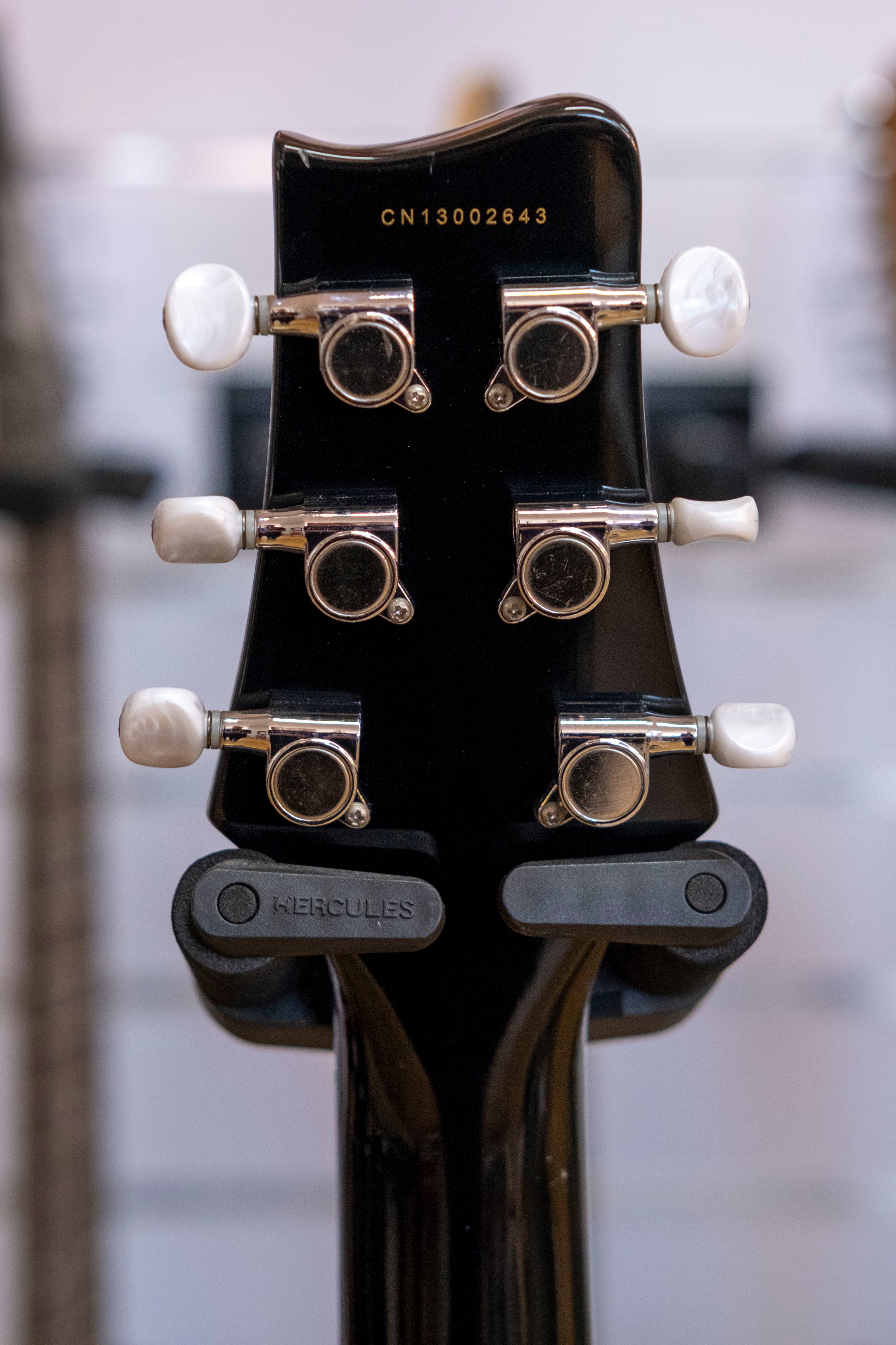 2013 Tokai PR-50QT Electric Guitar (Transparent Black)