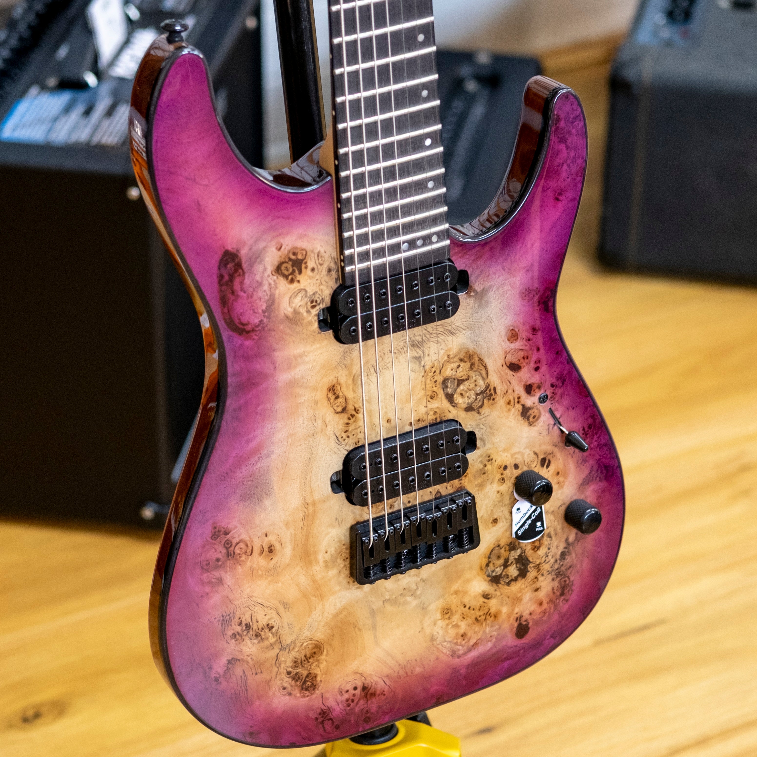Schecter C-7 Pro Electric Guitar (Aurora Burst)
