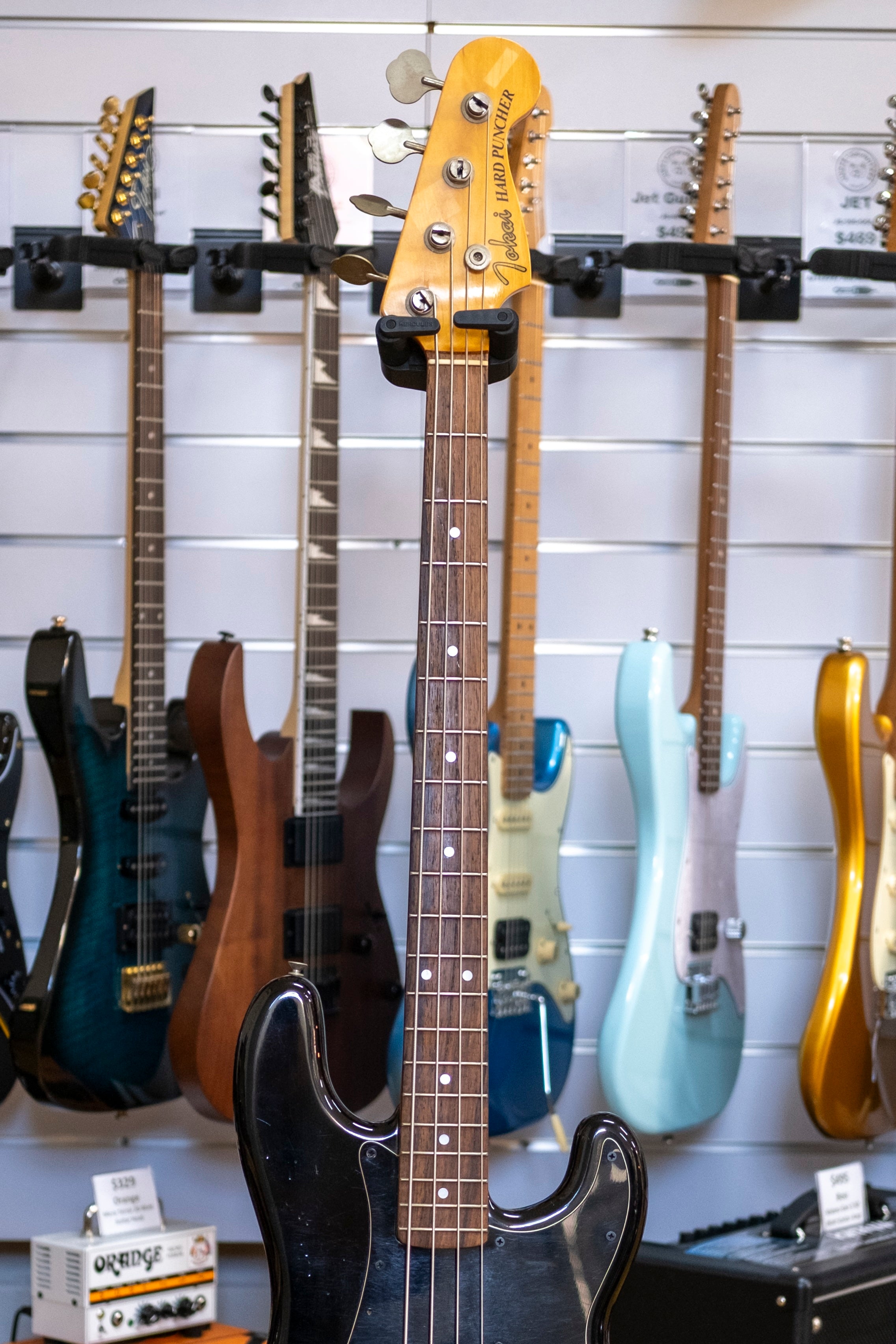 Tokai Hard Puncher PB-60 Bass Guitar (Black) (Pre-Owned, 1981 MIJ)