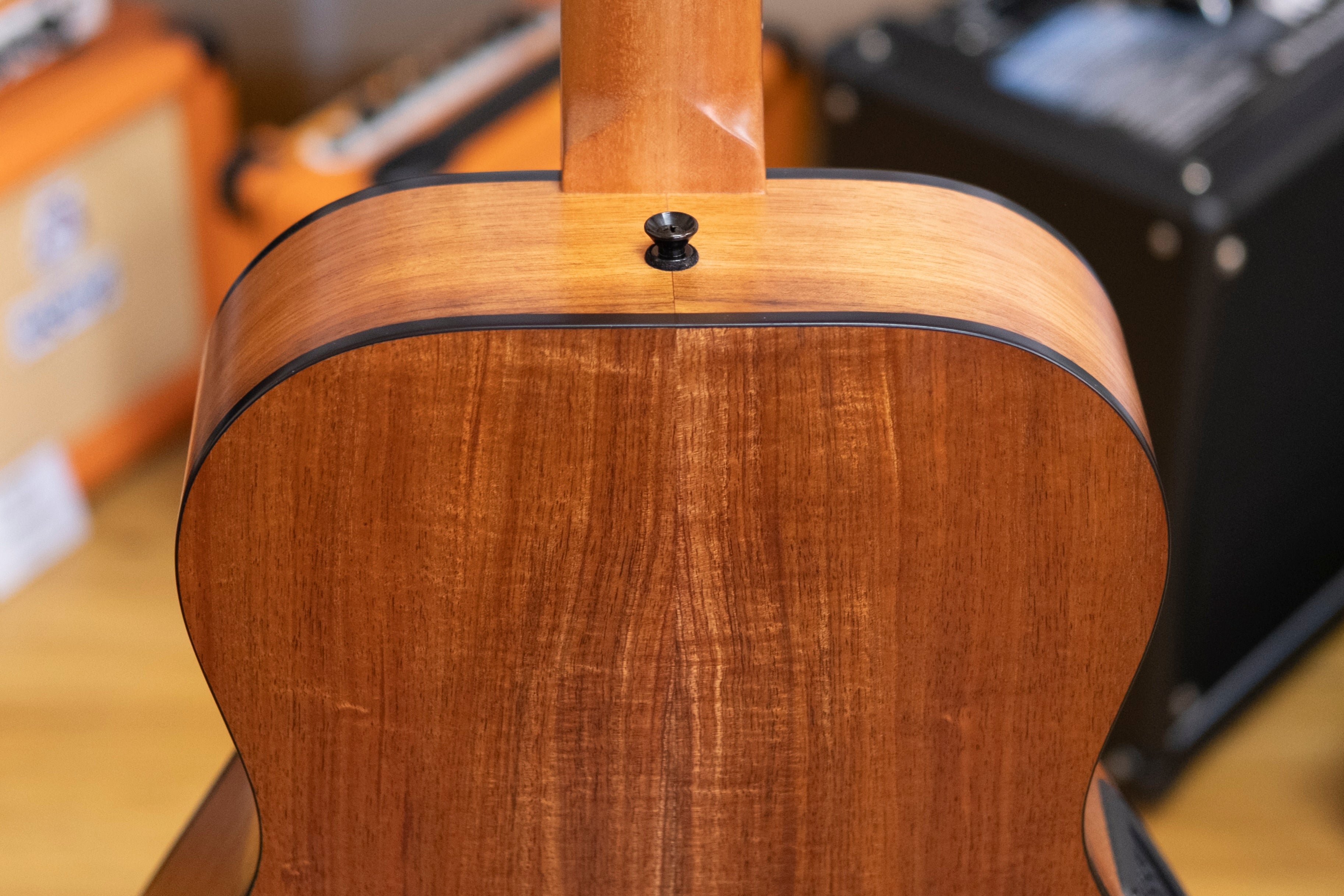 Pratley Classic Series Mini OM Acoustic Electric Guitar (All Solid Blackwood)