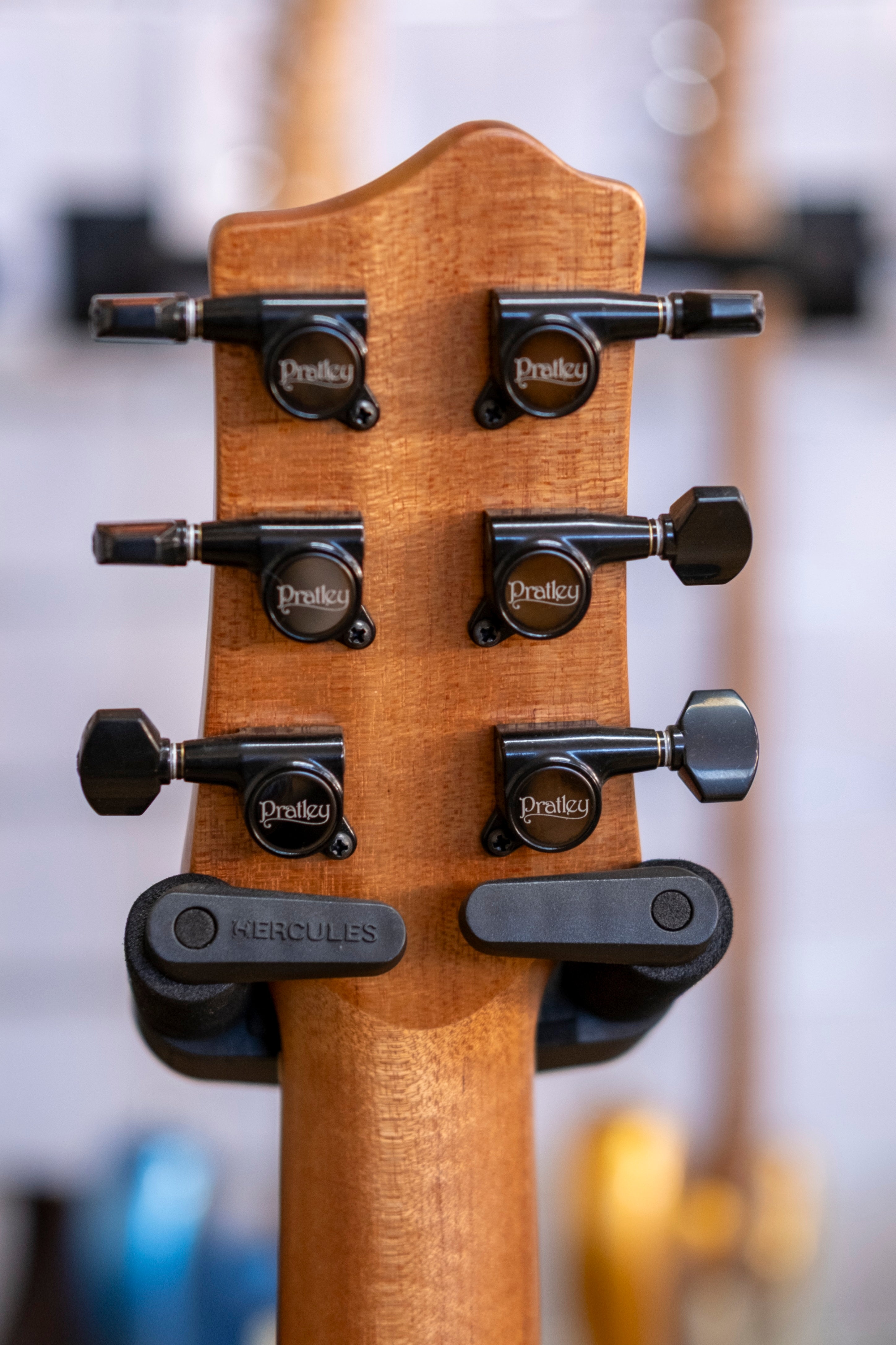 Pratley Classic Series Mini OM Acoustic Electric Guitar (All Solid Blackwood)