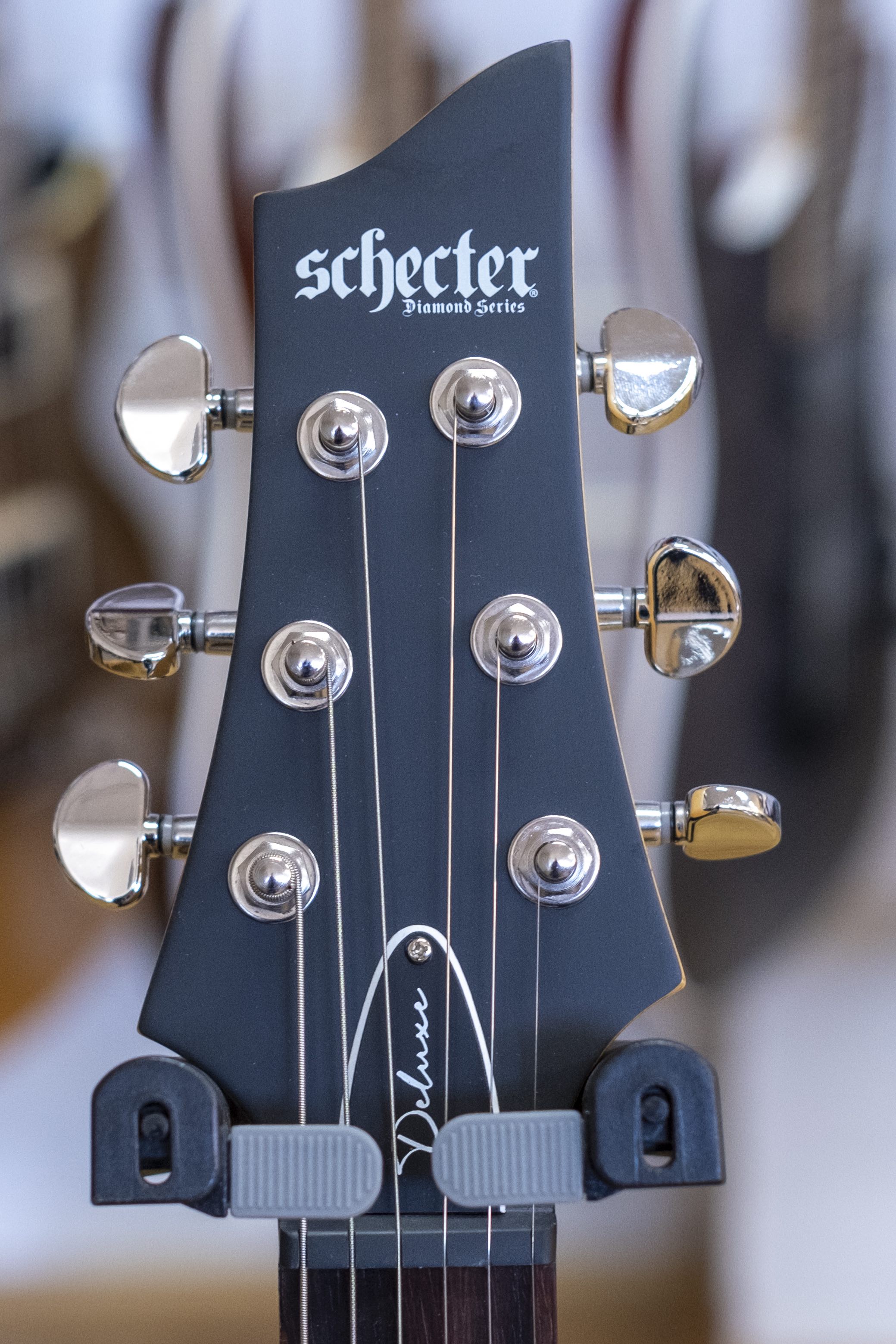 Schecter C6-Deluxe Electric Guitar (Satin Black)