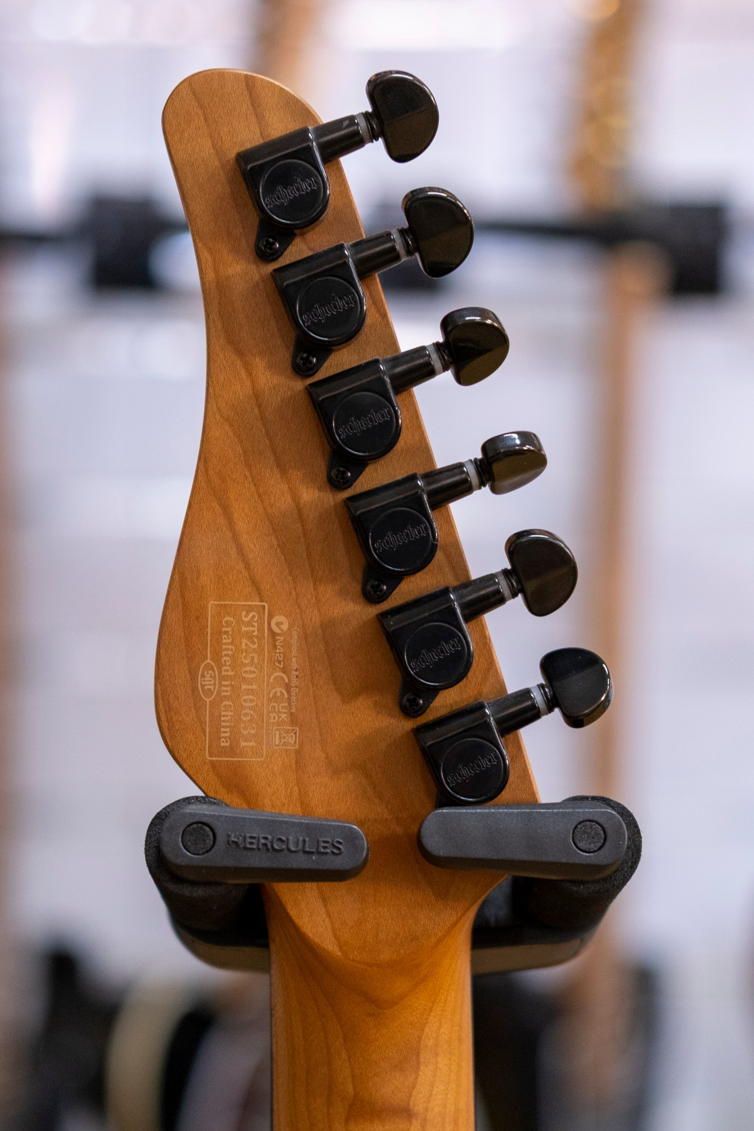 Schecter PT Standard Electric Guitar (Purple Burst Burl)