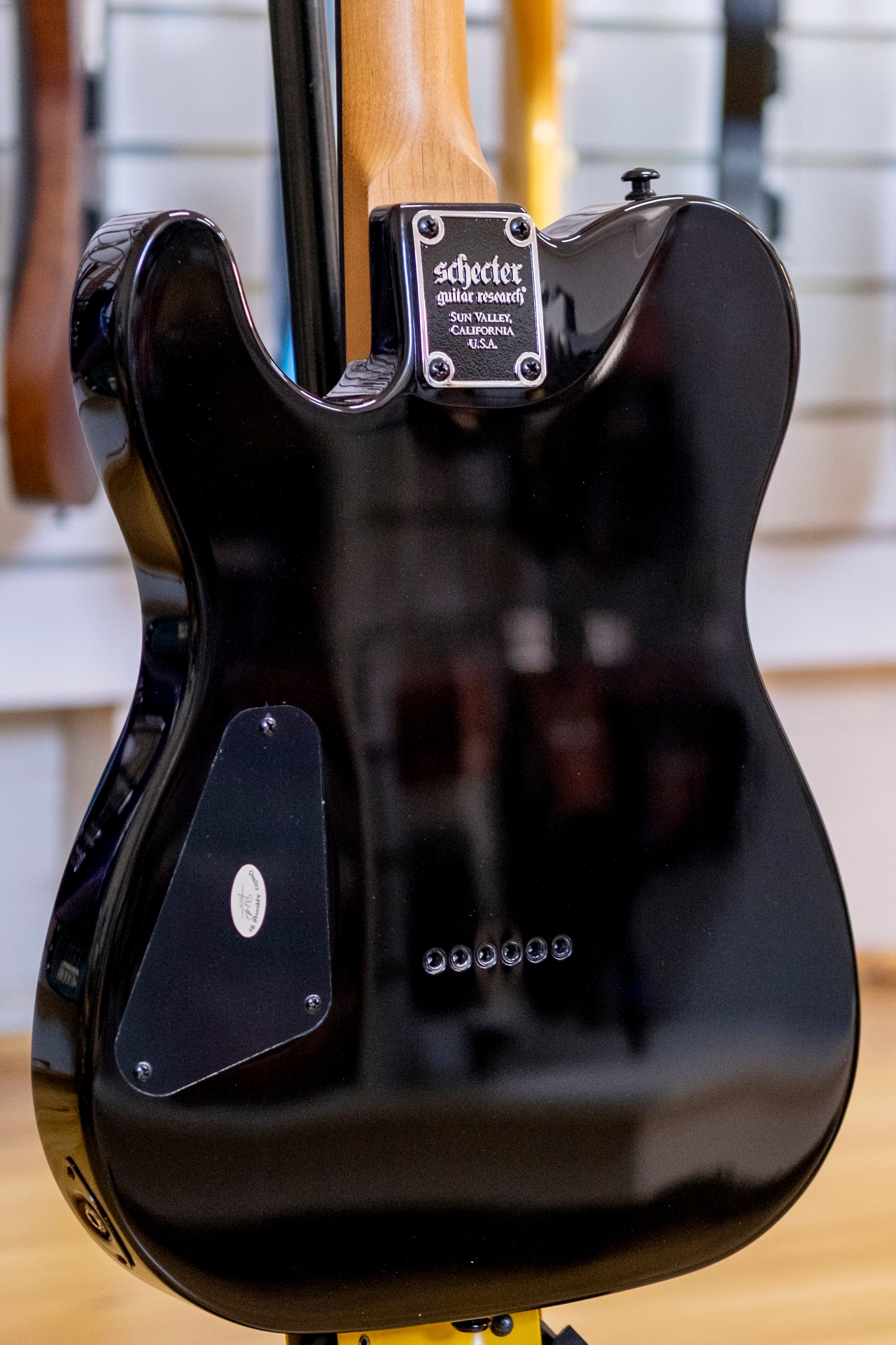 Schecter PT Standard Electric Guitar (Black Fade Burst Burl)