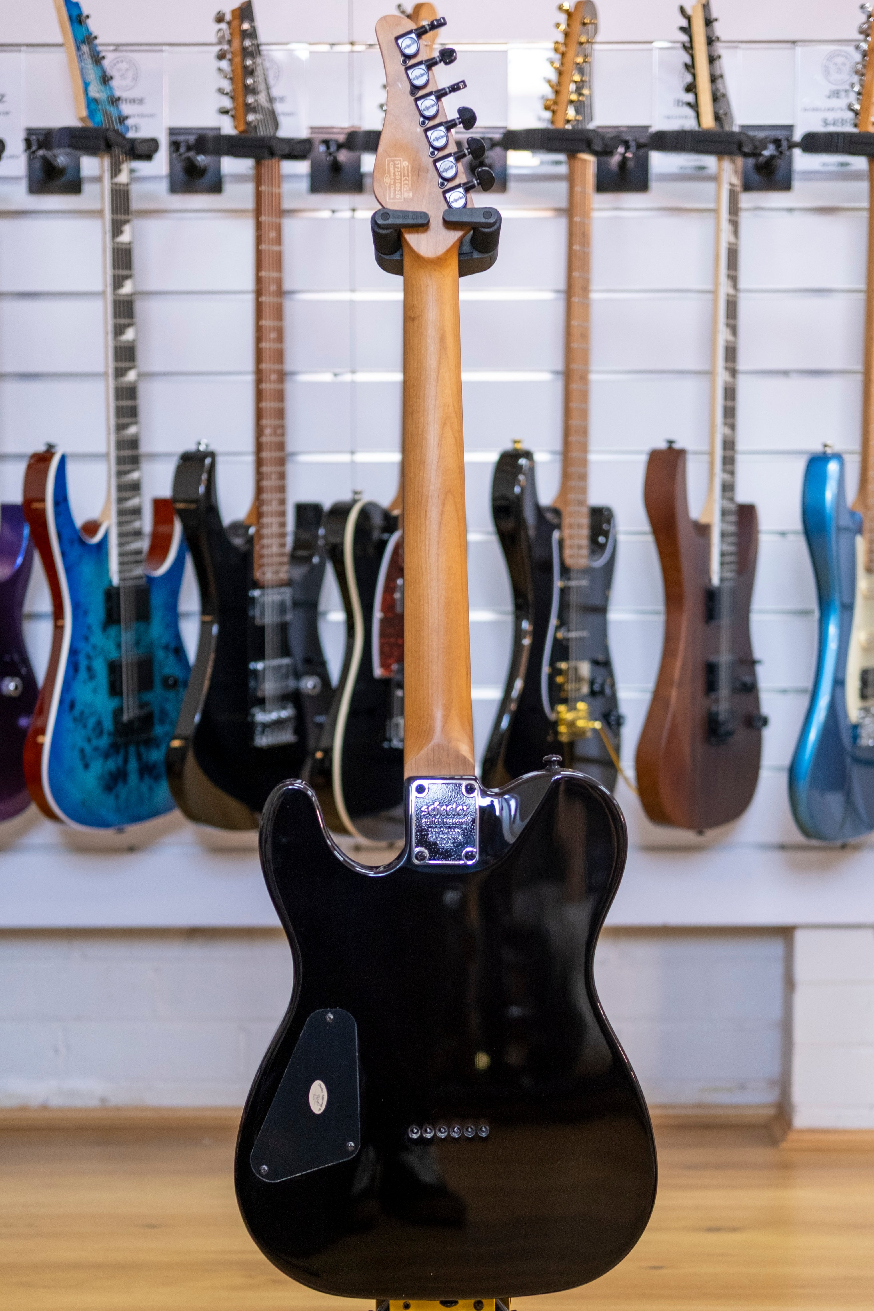 Schecter PT Standard Electric Guitar (Black Fade Burst Burl)