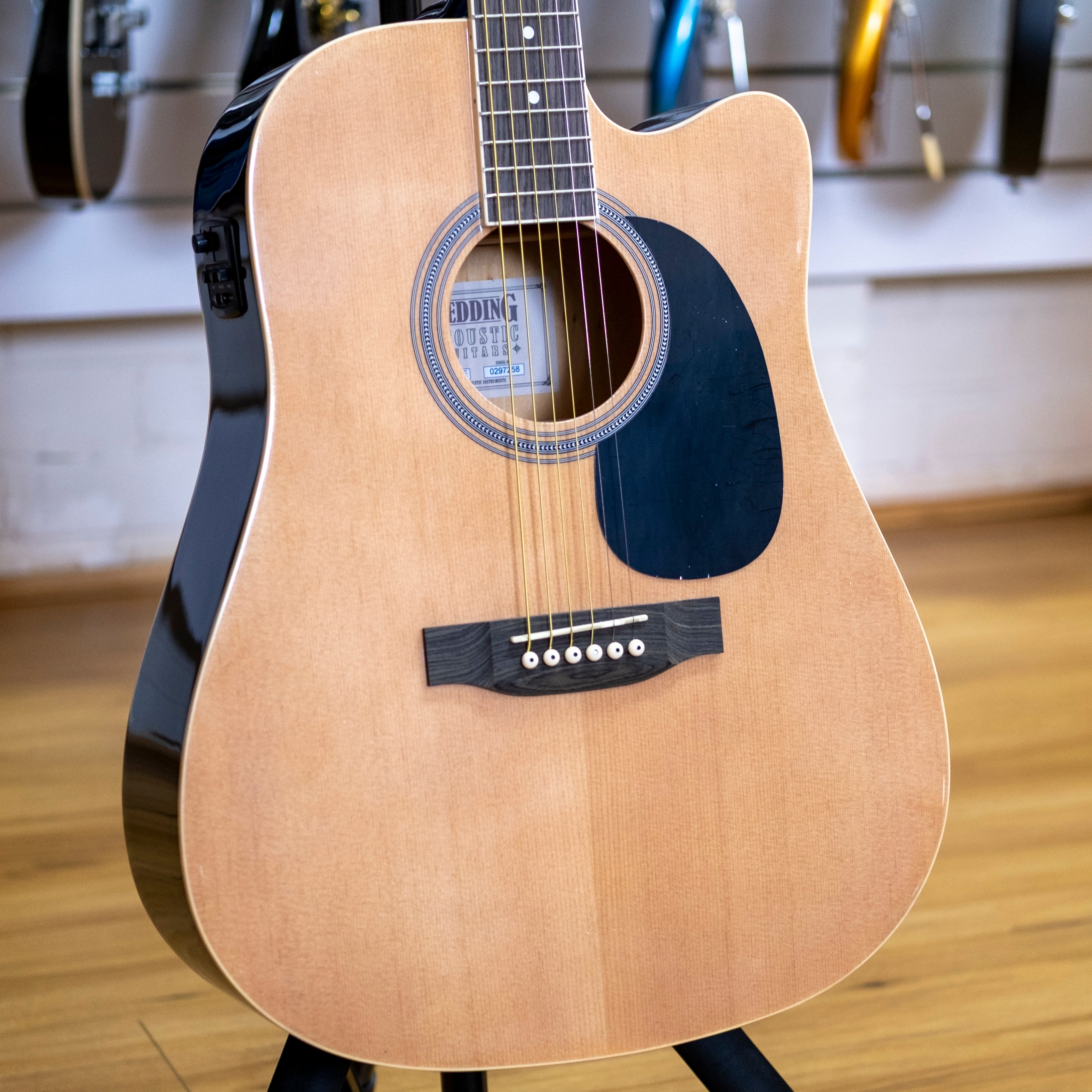 Redding RED50CE Dreadnought Acoustic Electric Guitar (Natural)