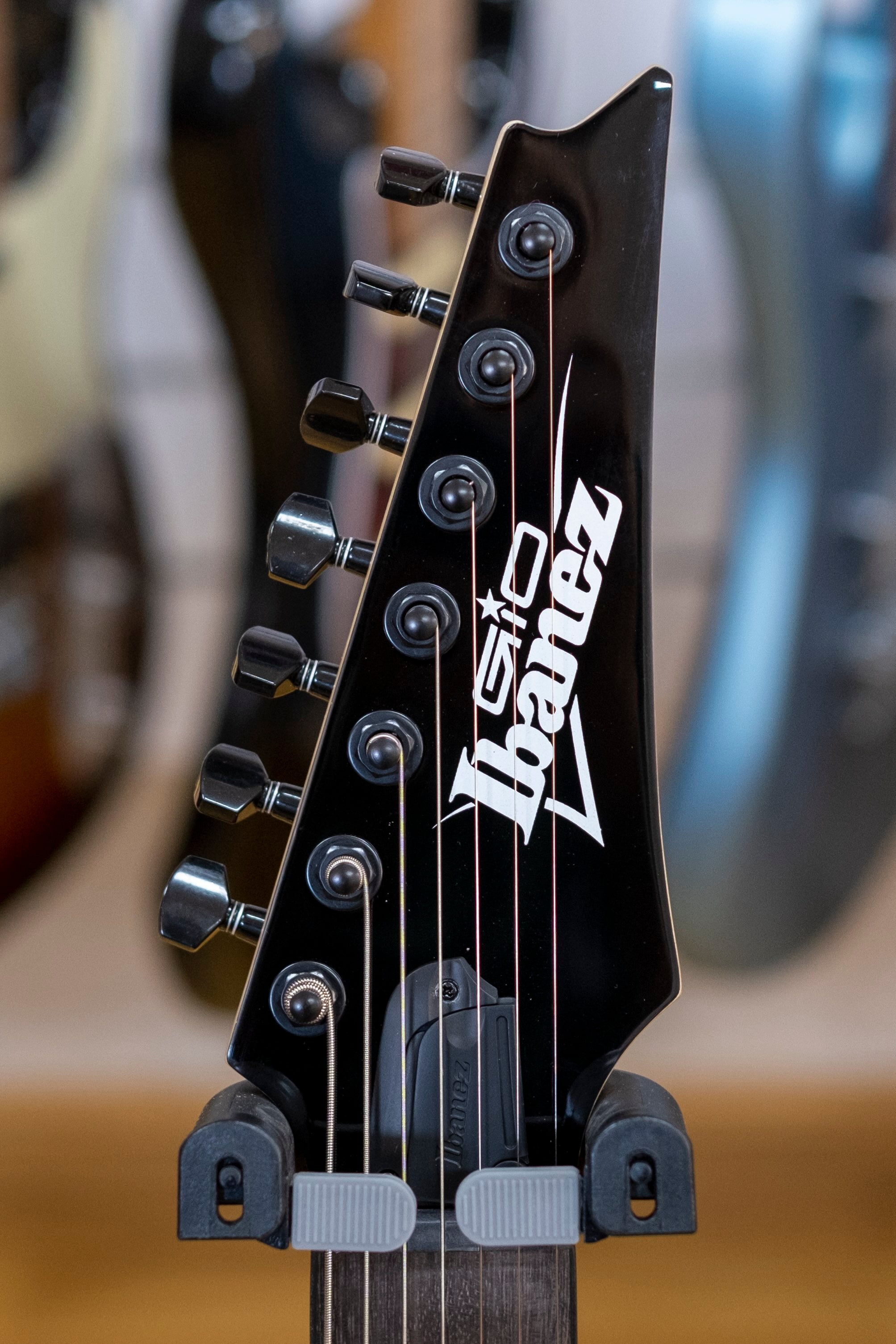 Ibanez RG7221QA 7-String Electric Guitar (Transparent Black Sunburst)