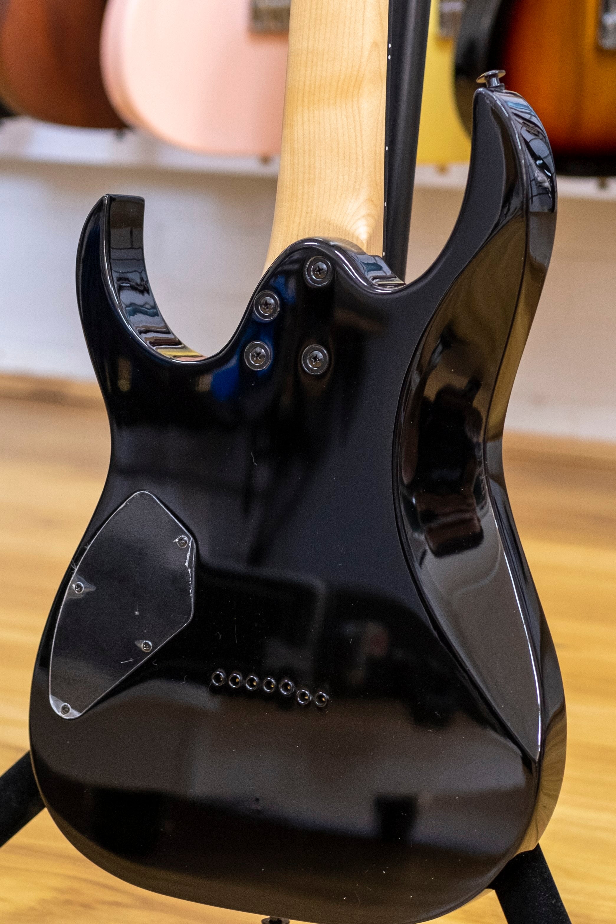 Ibanez RG7221QA 7-String Electric Guitar (Transparent Black Sunburst)