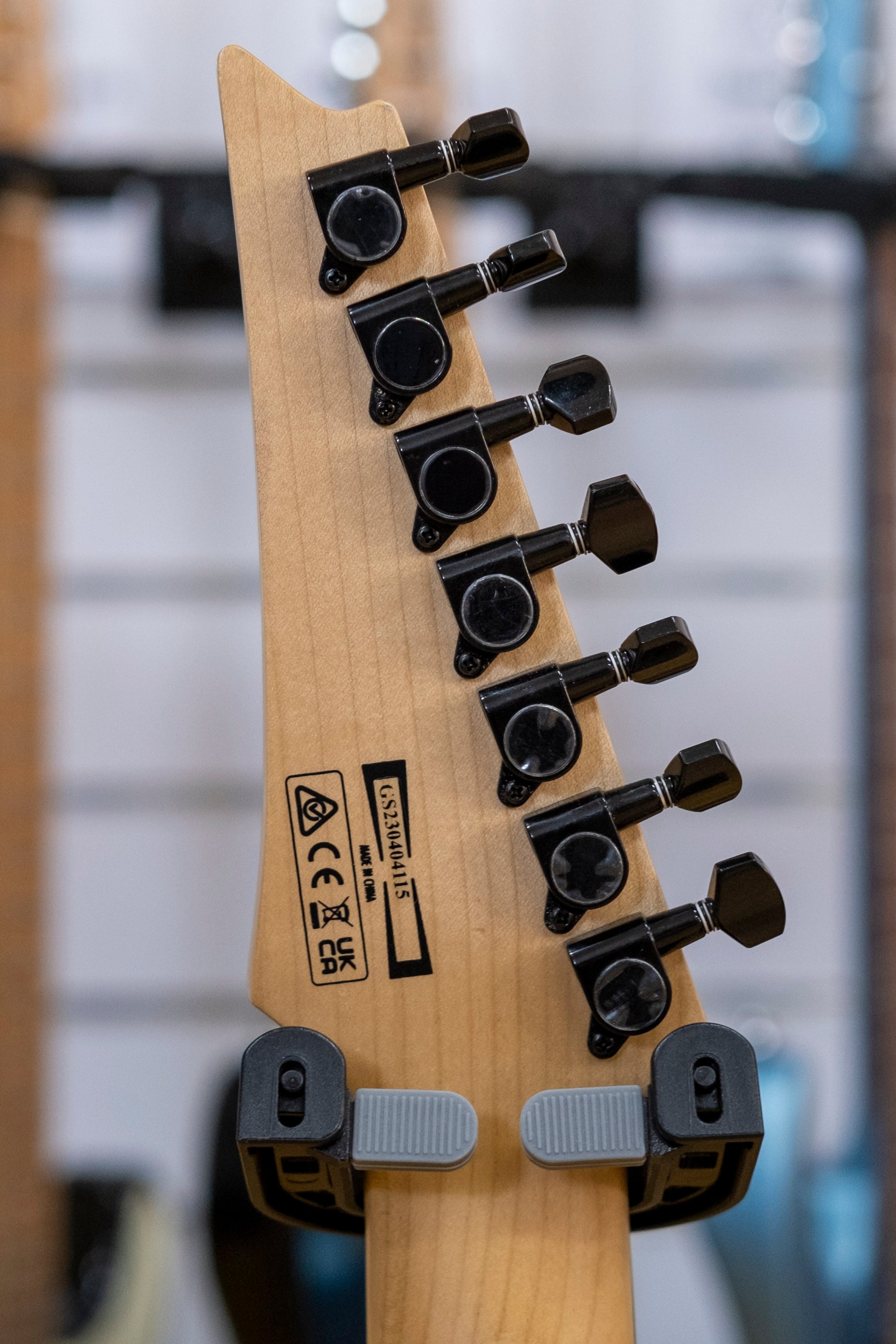 Ibanez RG7221QA 7-String Electric Guitar (Transparent Black Sunburst)