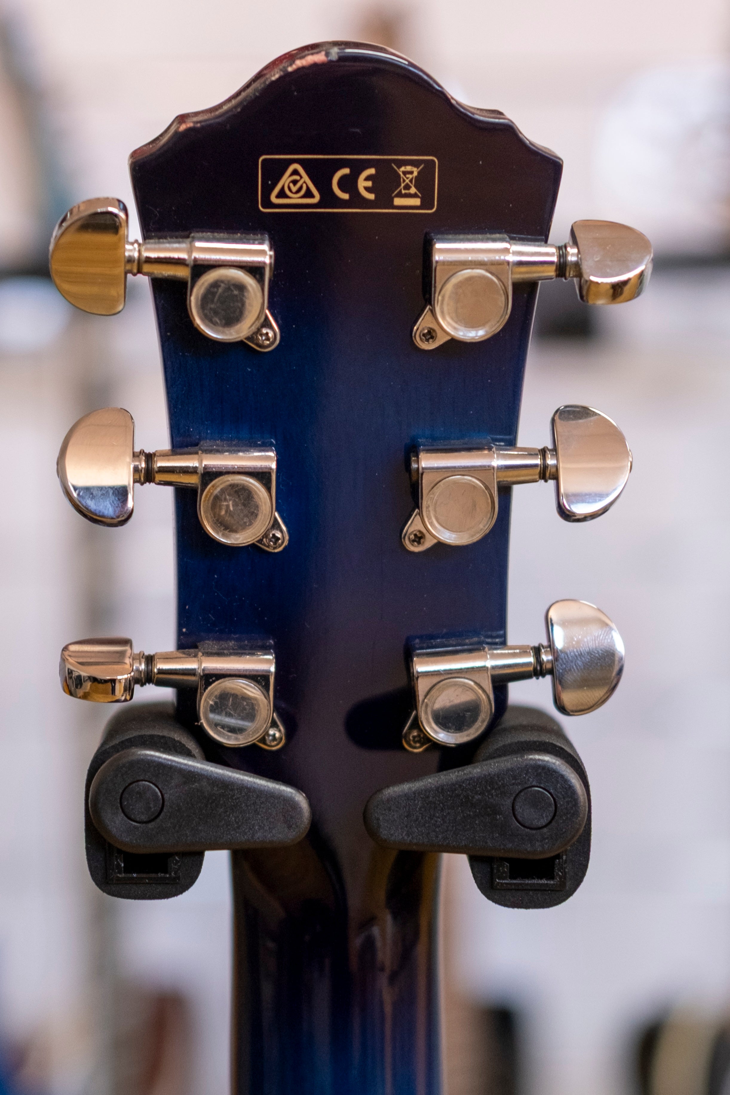 2014 Ibanez AEG6 Grand Concert Acoustic Electric Guitar (Transparent Blue Sunburst)