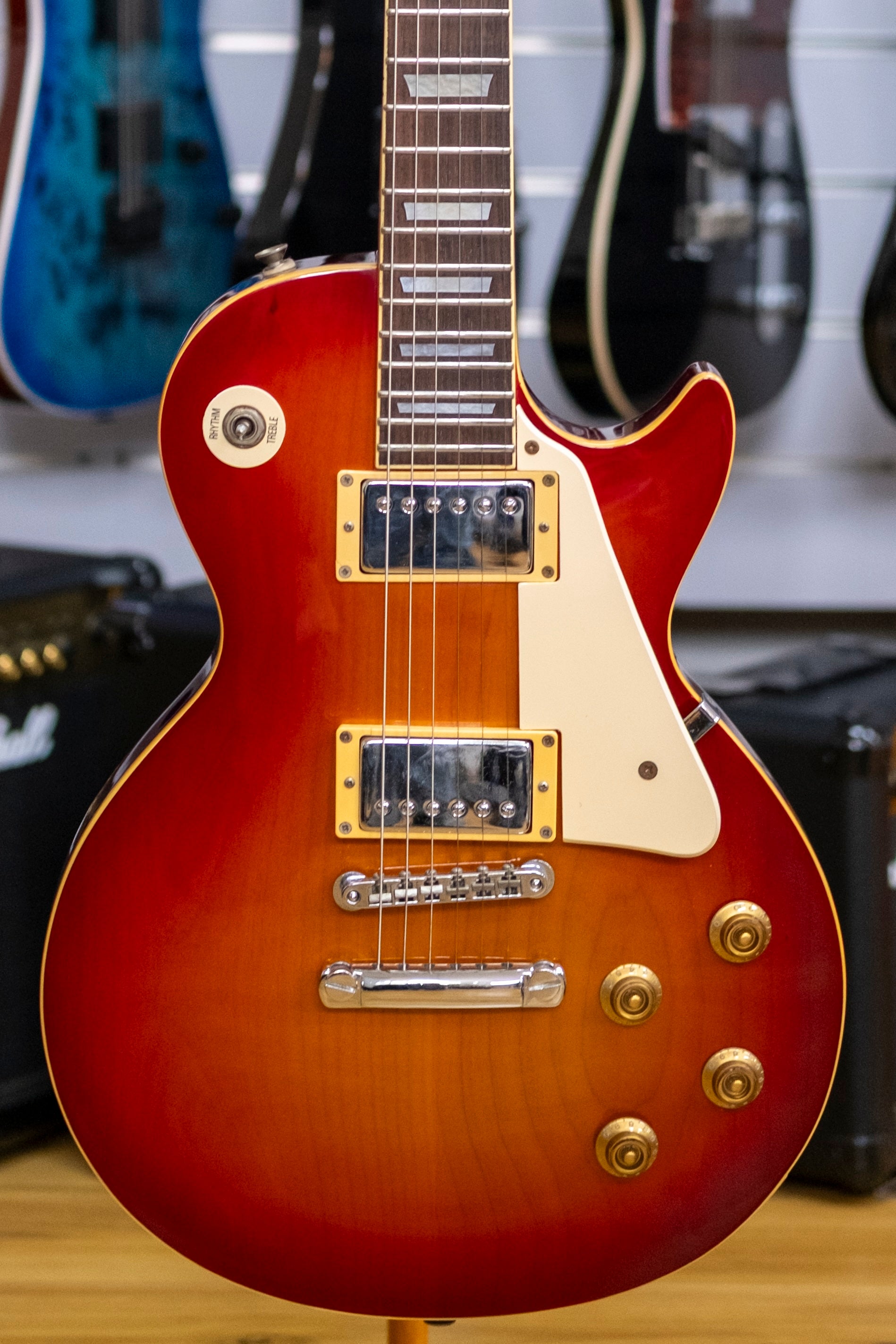 1990's Greco EG59-60 'LP' Plain Top Electric Guitar (Cherry Sunburst)