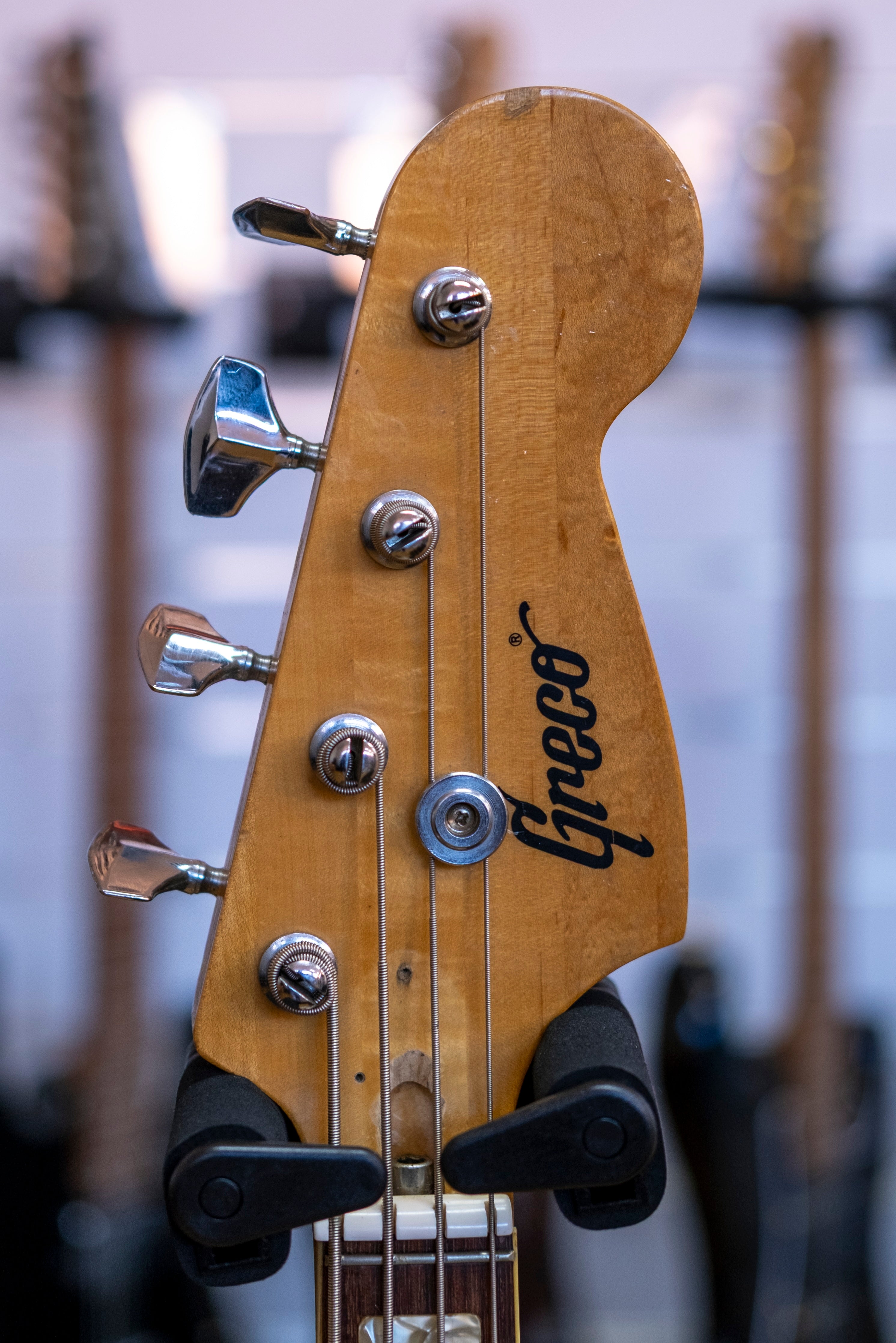 Greco JB-380 'Jazz' Bass Guitar (3-Tone Sunburst) (Pre-Owned, 1980's M