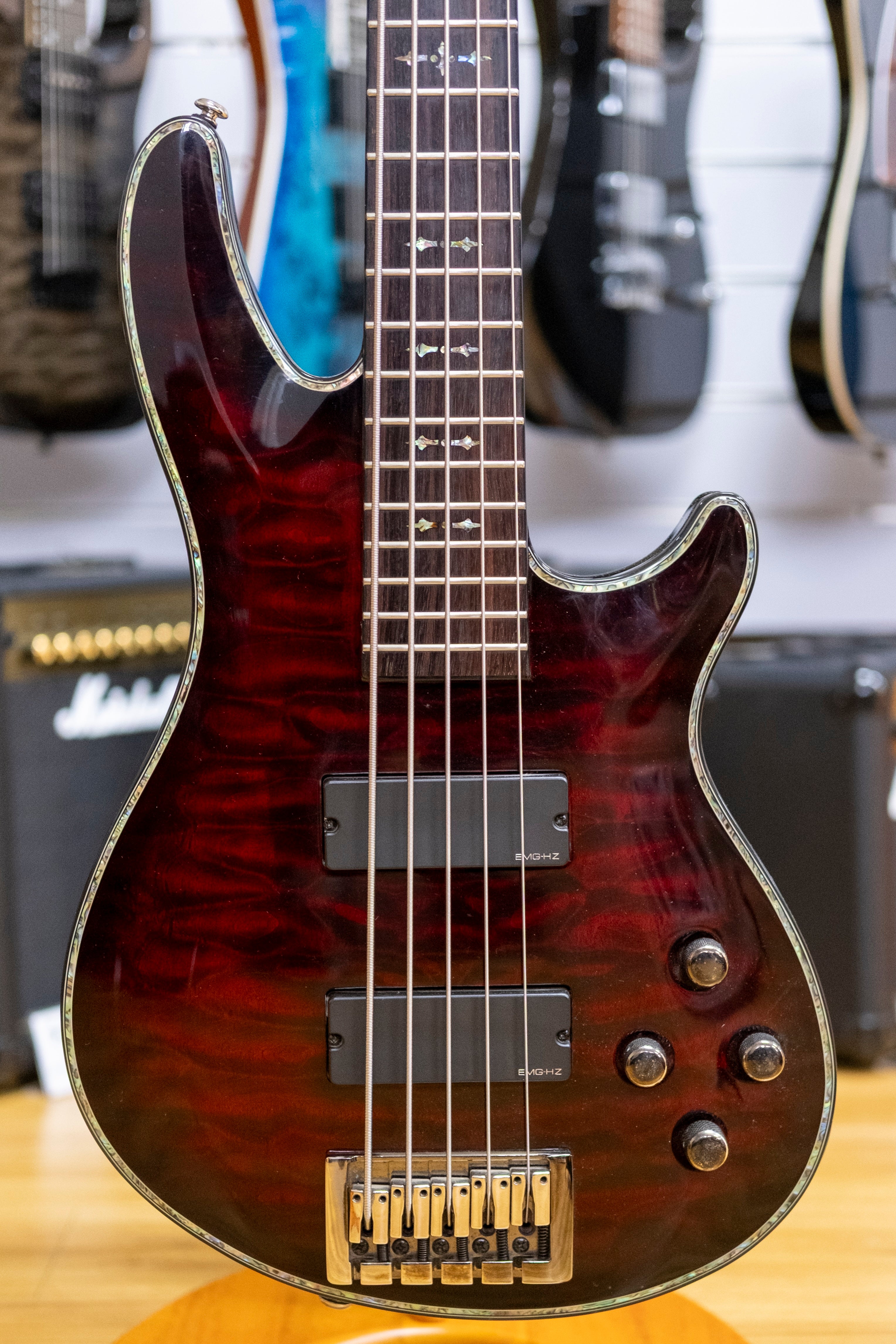 Schecter Diamond Series Hellrasier Extreme 5-String Bass Guitar (Pre-Owned)