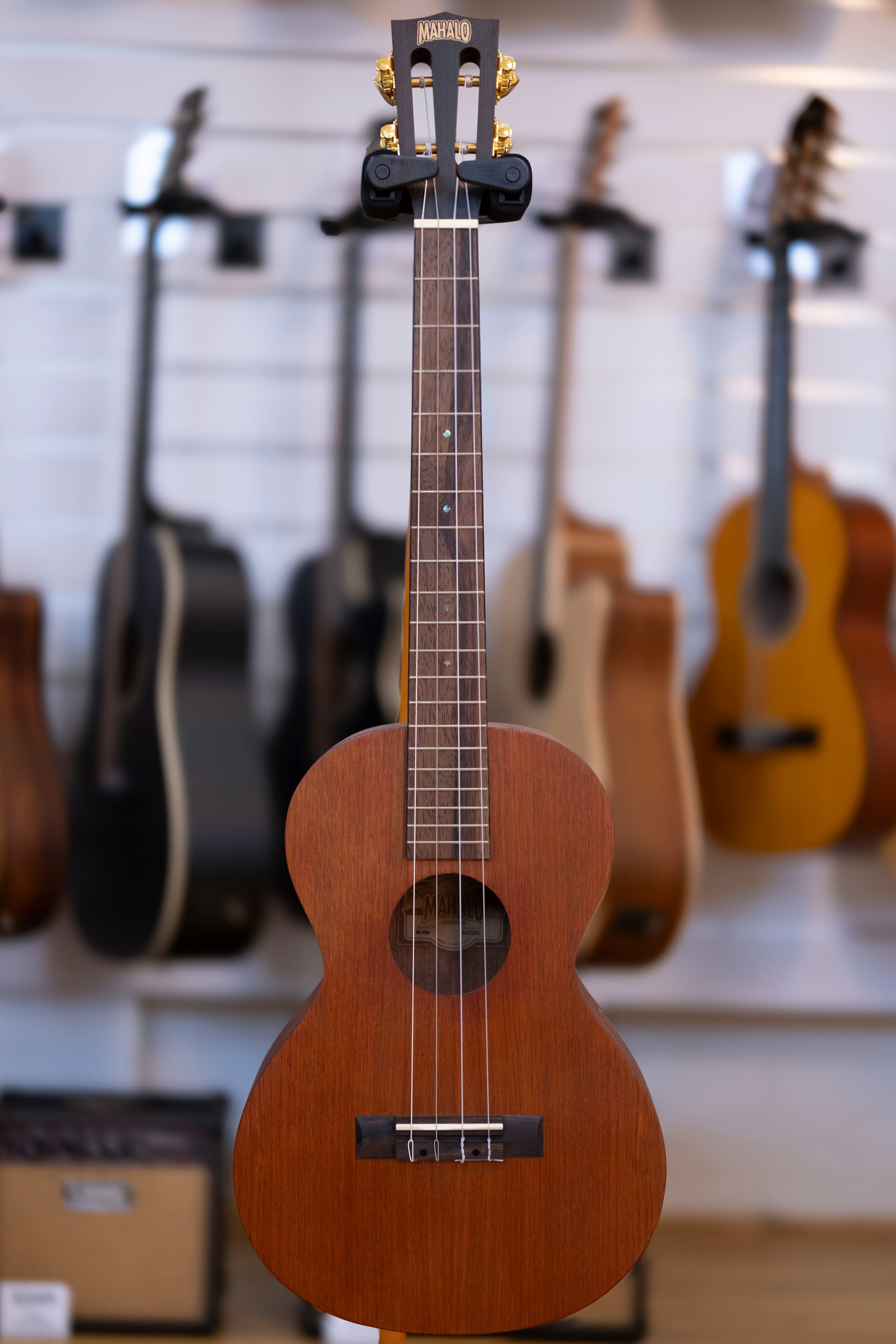 Mahalo Java Series Baritone Ukulele (Transparent Brown)